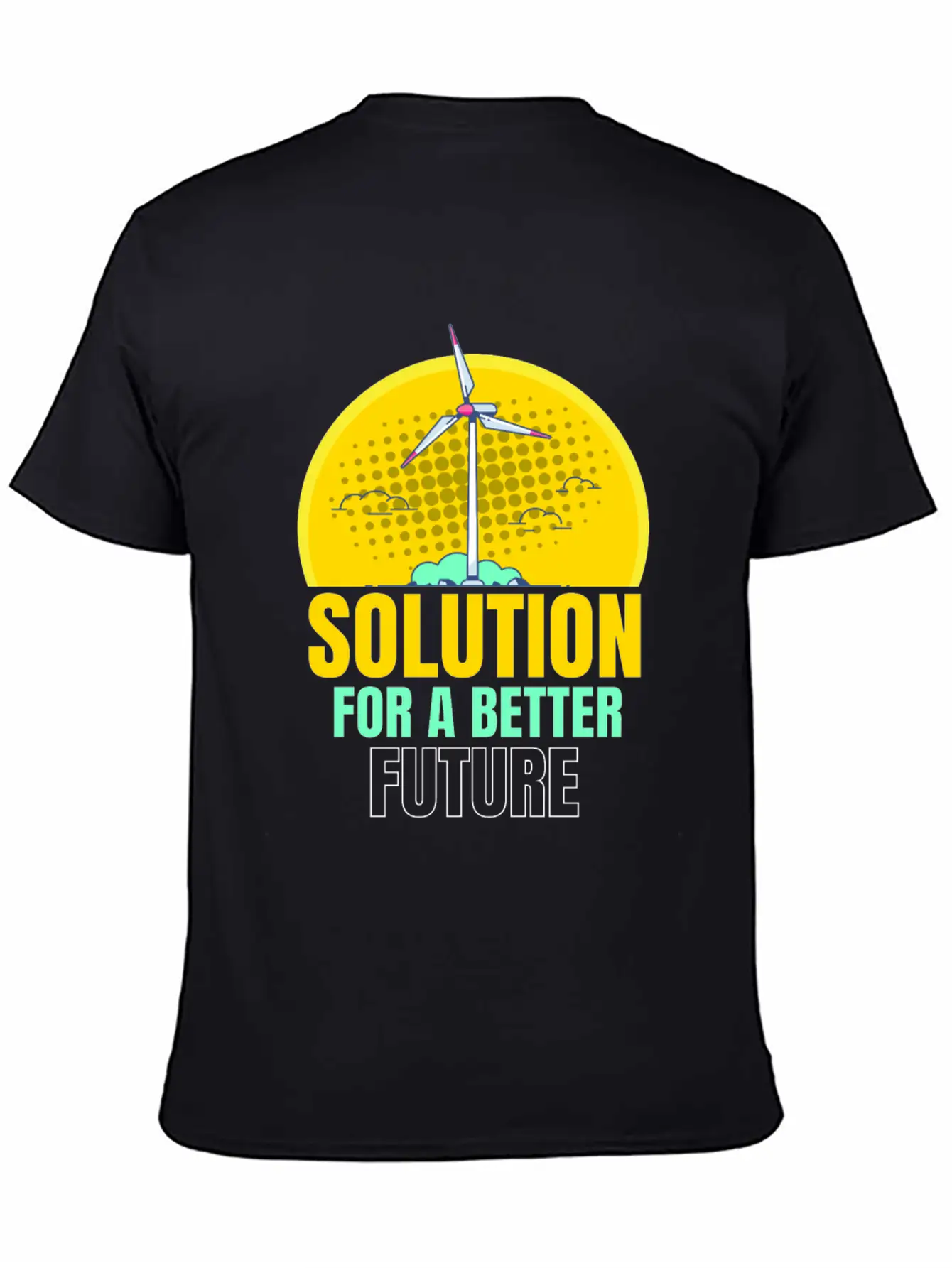 For A Better Future Wind Power Wind Essential Cotton Tee For Daily Outfits – Unisex Style