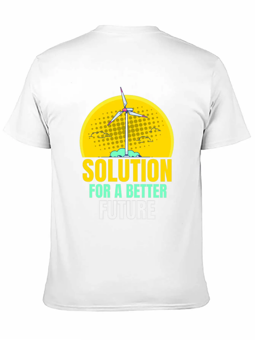 For A Better Future Wind Power Wind Essential Cotton Tee For Daily Outfits – Unisex Style