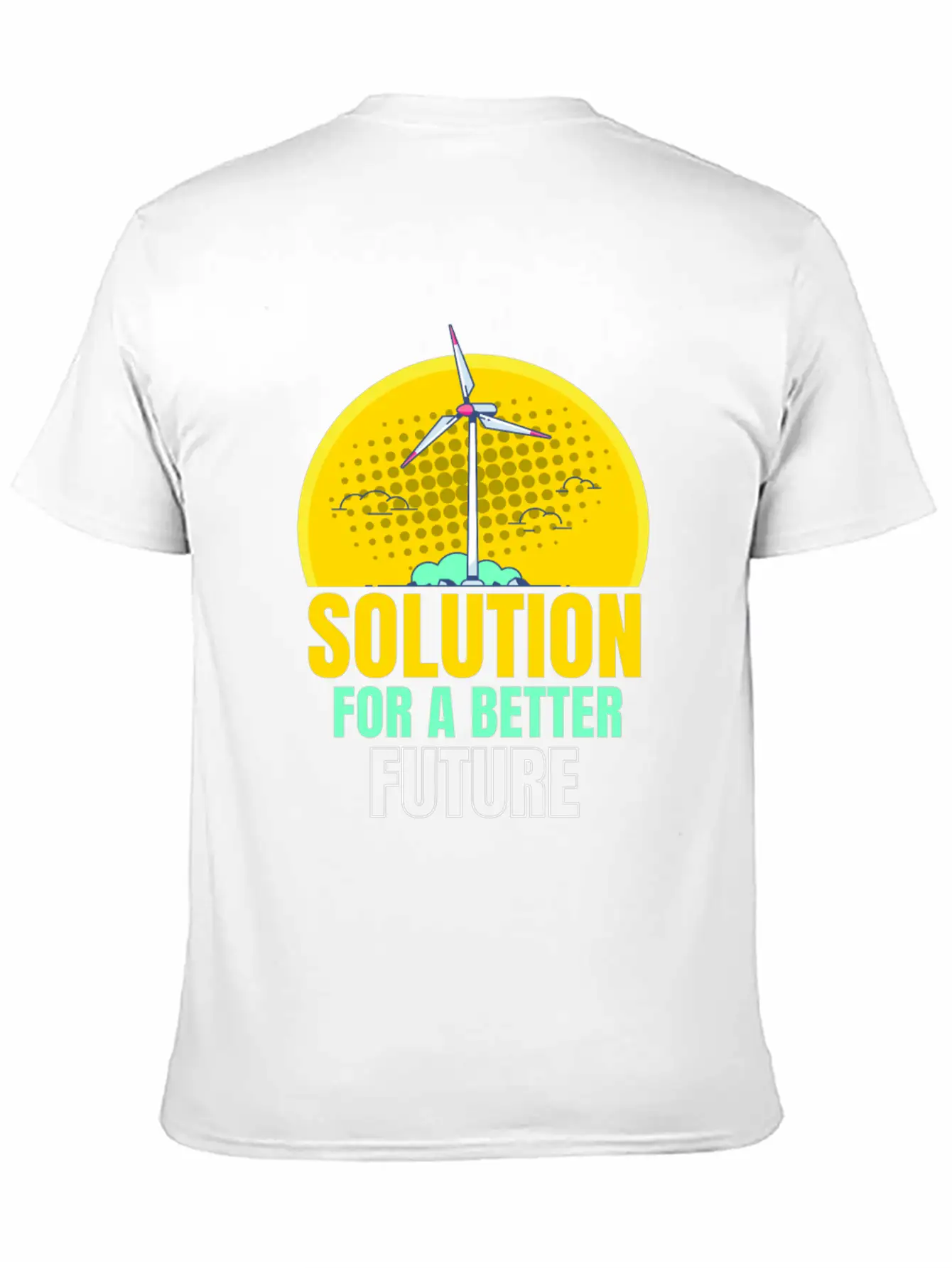 For A Better Future Wind Power Wind Essential Cotton Tee For Daily Outfits – Unisex Style