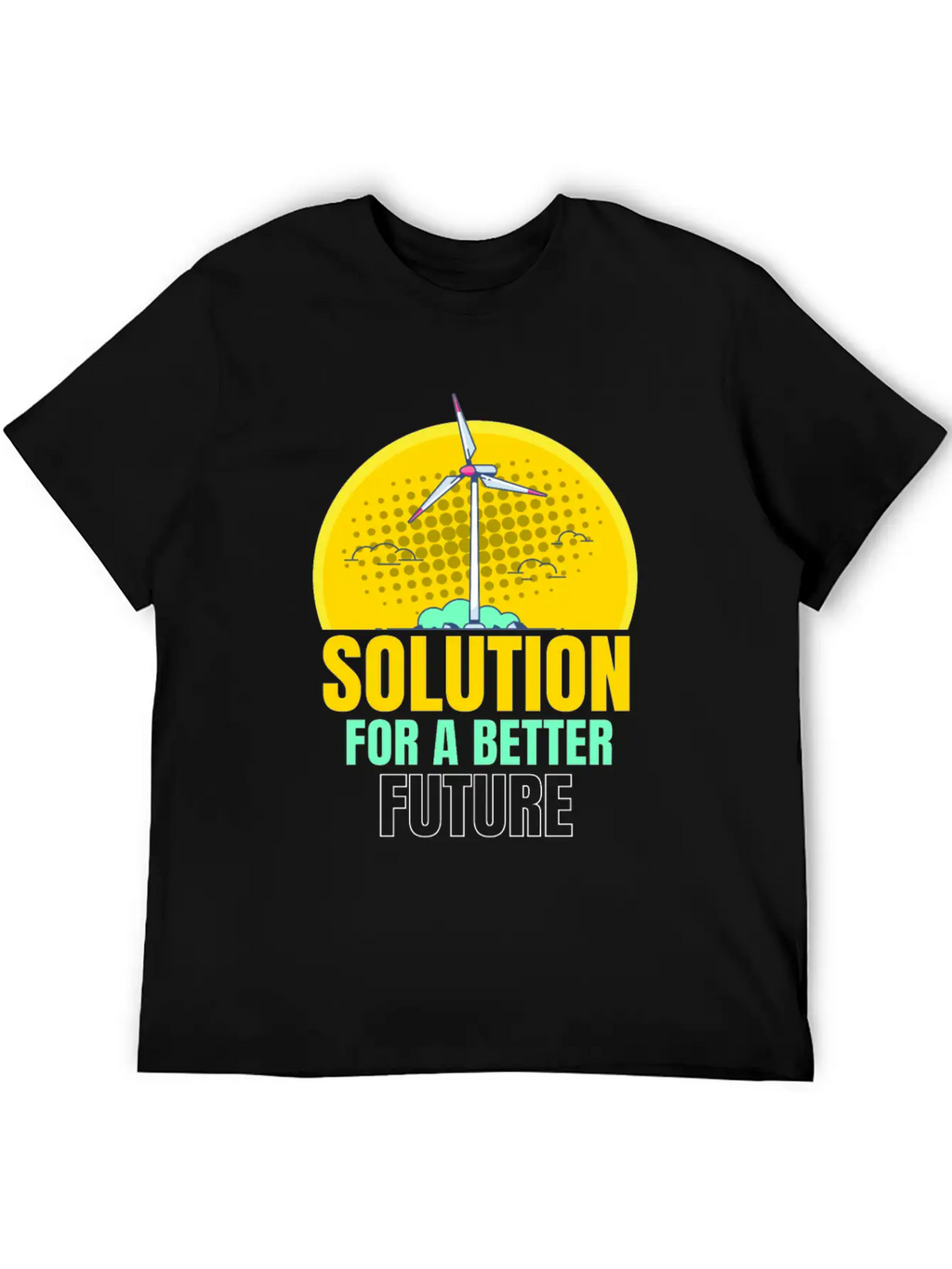 For A Better Future Wind Power Wind Essential Cotton Tee For Daily Outfits – Unisex Style