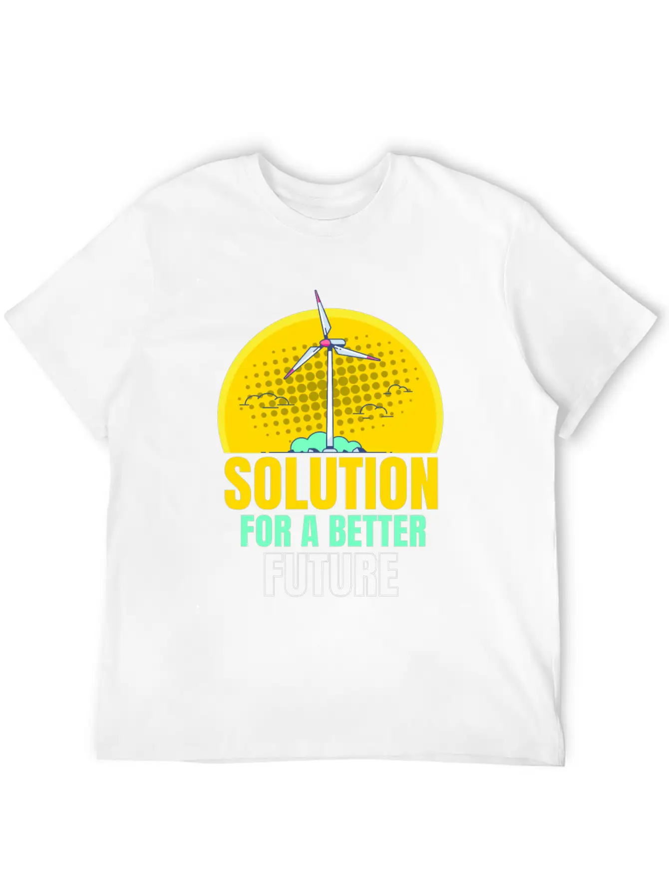 For A Better Future Wind Power Wind Essential Cotton Tee For Daily Outfits – Unisex Style