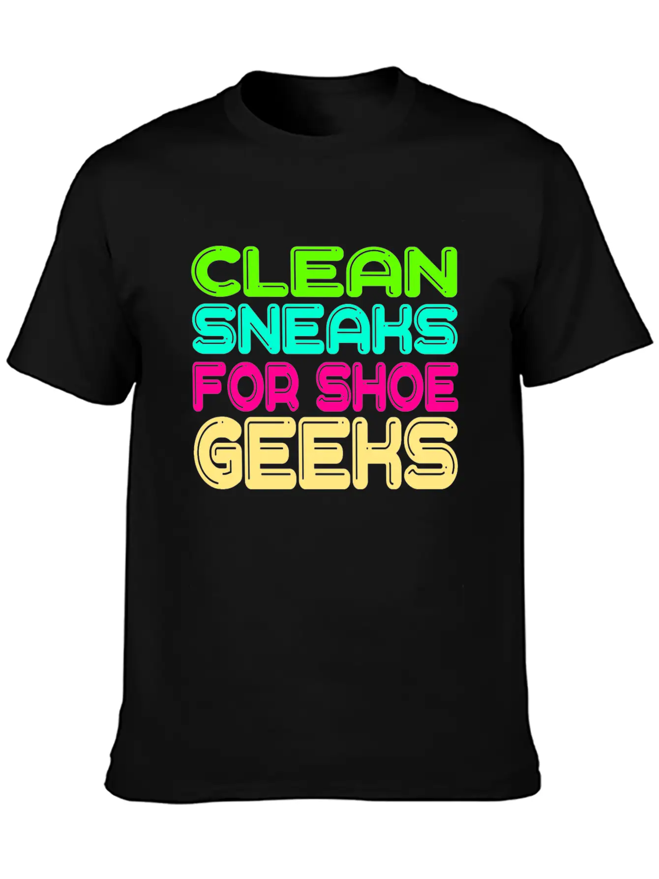 For Clean Shoes Freaks "Clean Sneaks For Shoe Unisex Short Sleeve Soft Cotton T-Shirt – Casual Everyday Wear