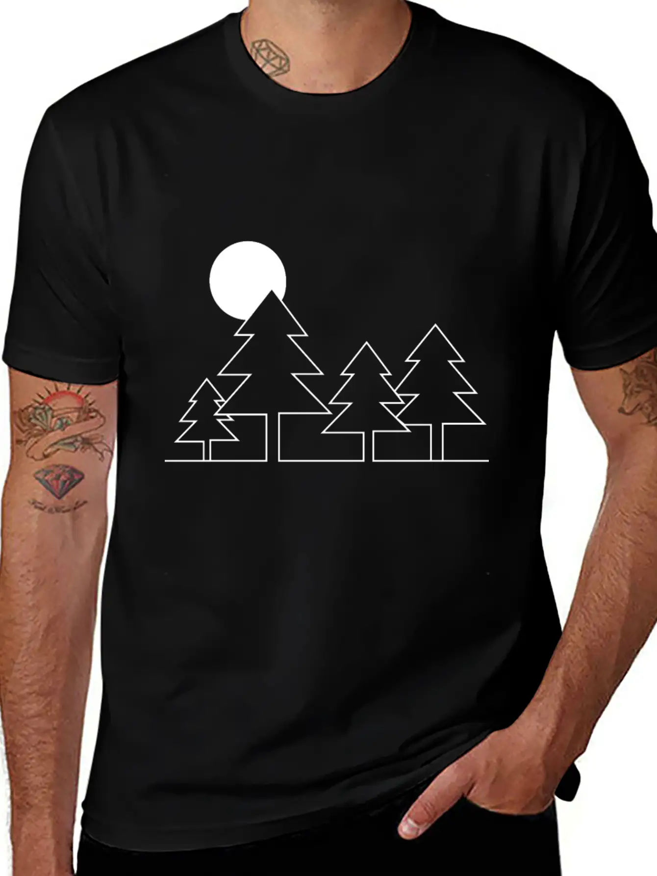 Forest Casual Graphic T-Shirt – Simple And Comfortable Daily Wear