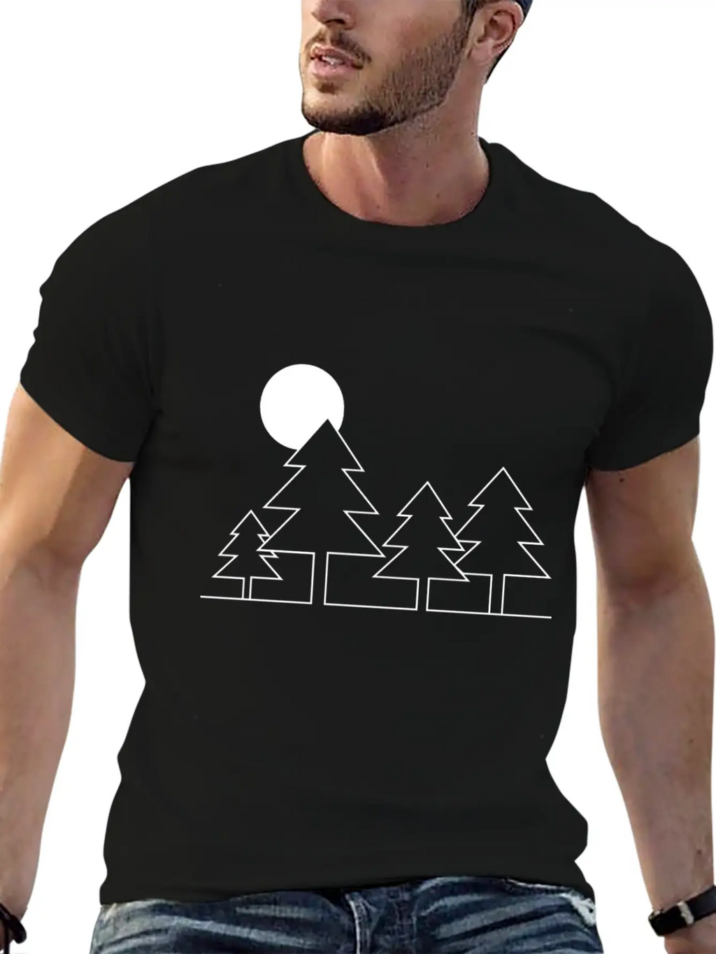 Forest Casual Graphic T-Shirt – Simple And Comfortable Daily Wear