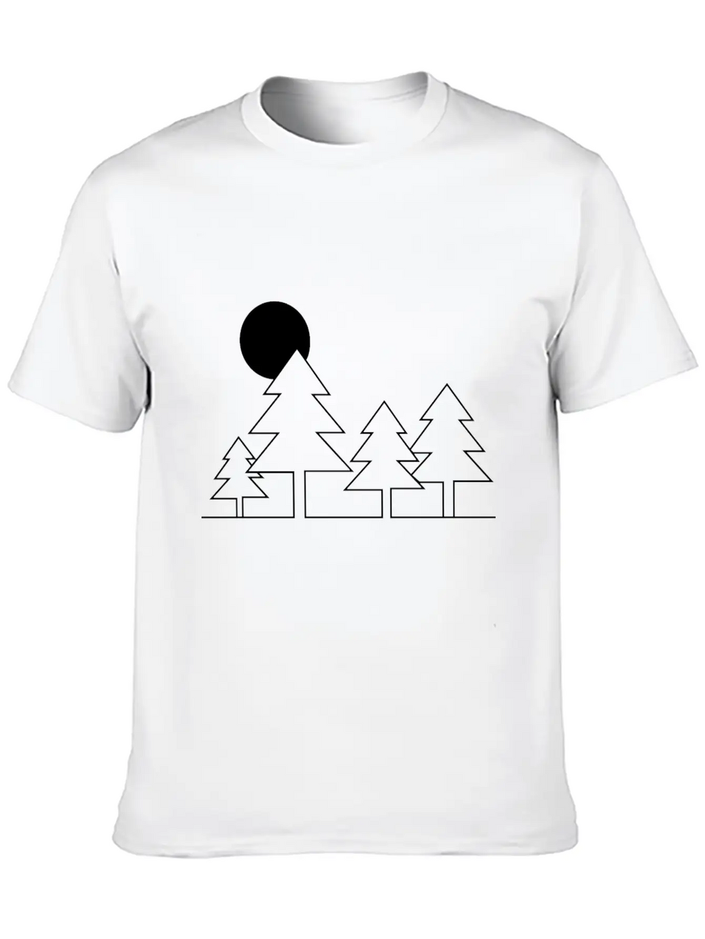 Forest Casual Graphic T-Shirt – Simple And Comfortable Daily Wear