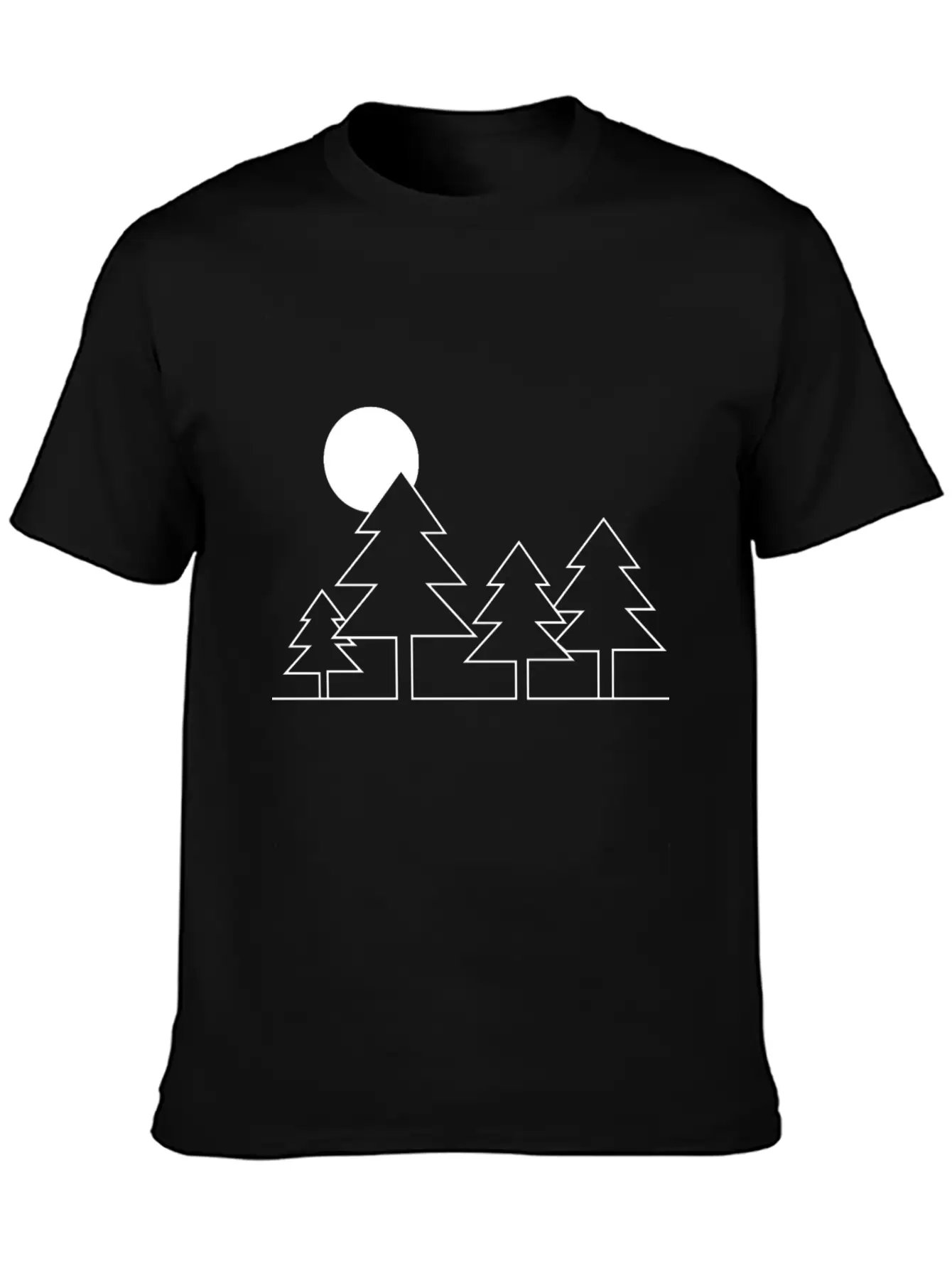 Forest Casual Graphic T-Shirt – Simple And Comfortable Daily Wear