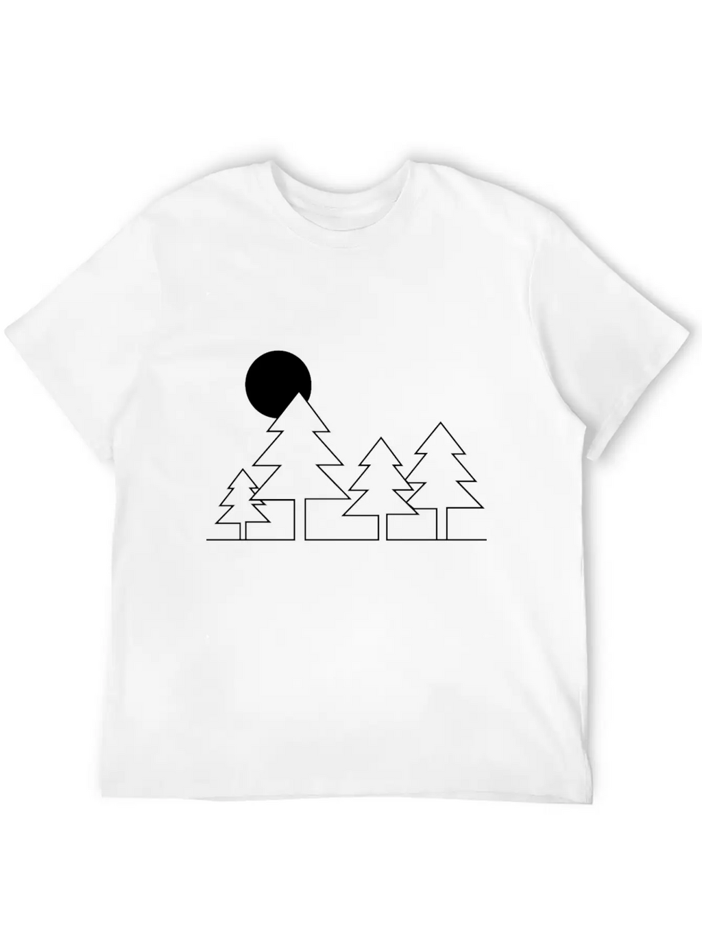 Forest Casual Graphic T-Shirt – Simple And Comfortable Daily Wear