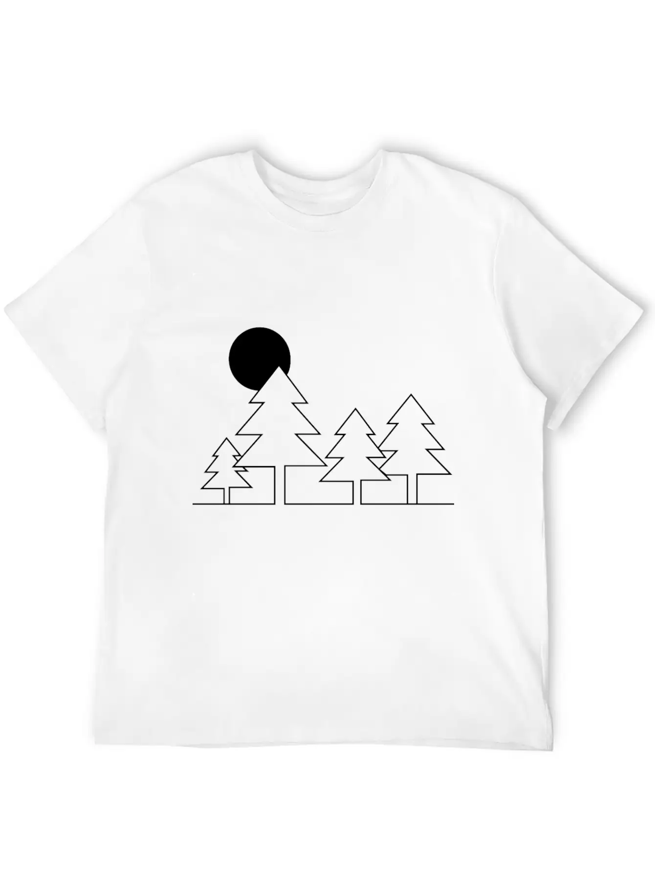 Forest Casual Graphic T-Shirt – Simple And Comfortable Daily Wear