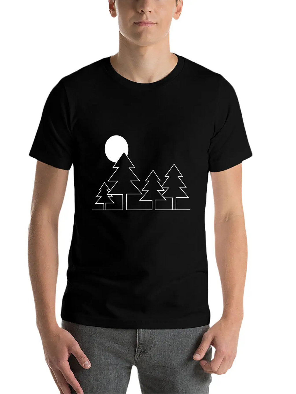Forest Casual Graphic T-Shirt – Simple And Comfortable Daily Wear
