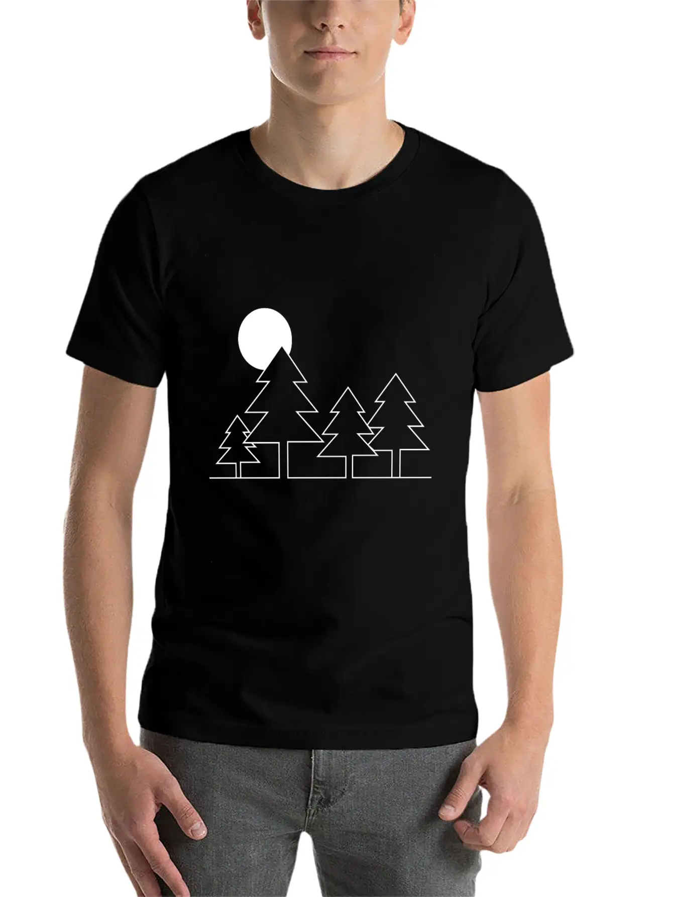 Forest Casual Graphic T-Shirt – Simple And Comfortable Daily Wear