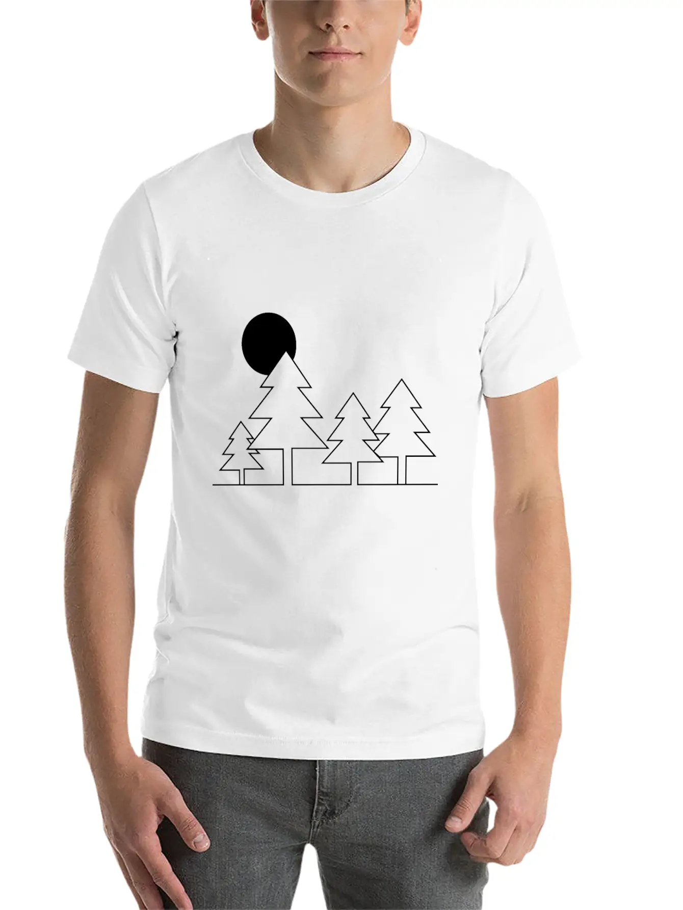 Forest Casual Graphic T-Shirt – Simple And Comfortable Daily Wear