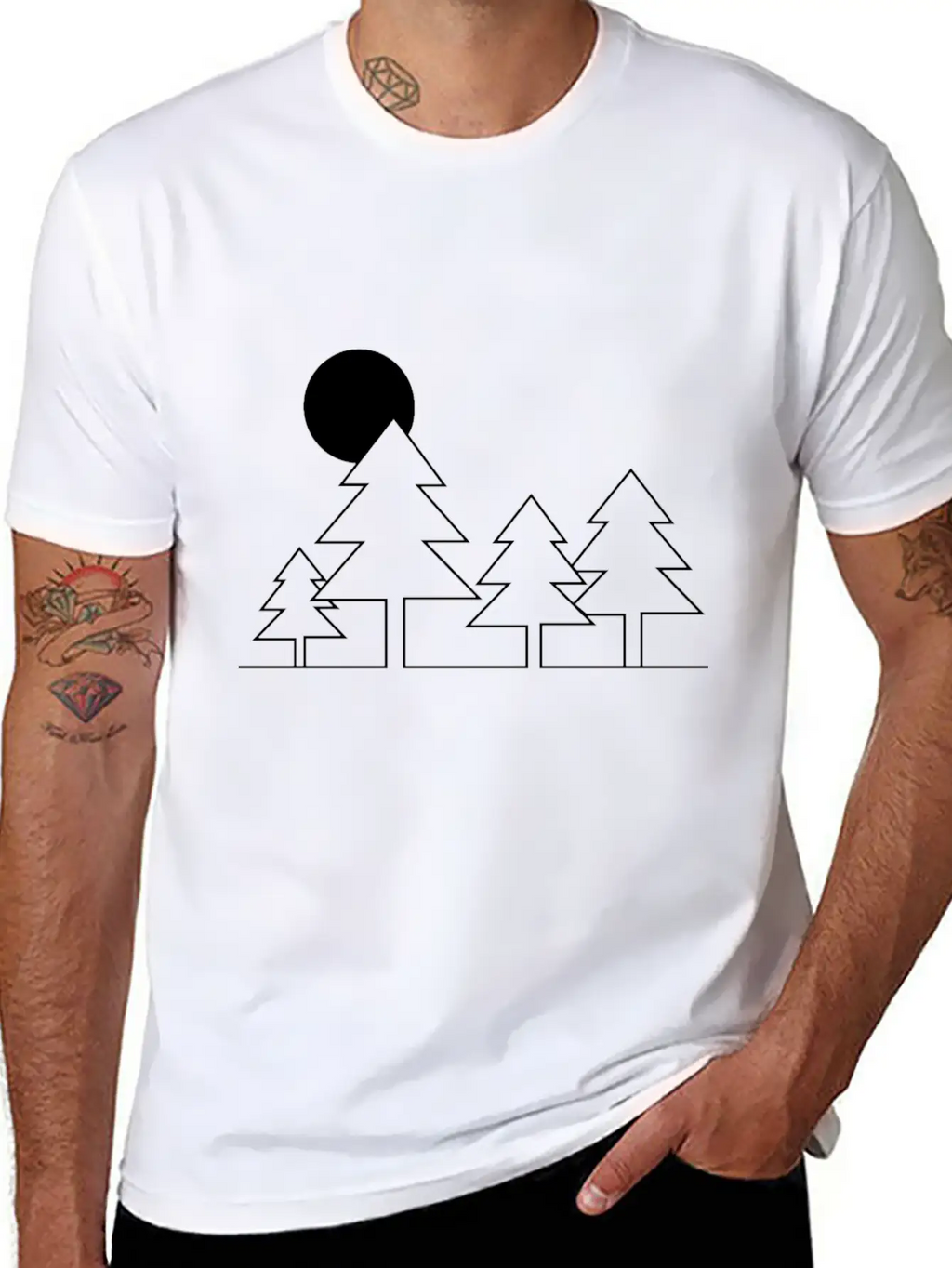 Forest Casual Graphic T-Shirt – Simple And Comfortable Daily Wear