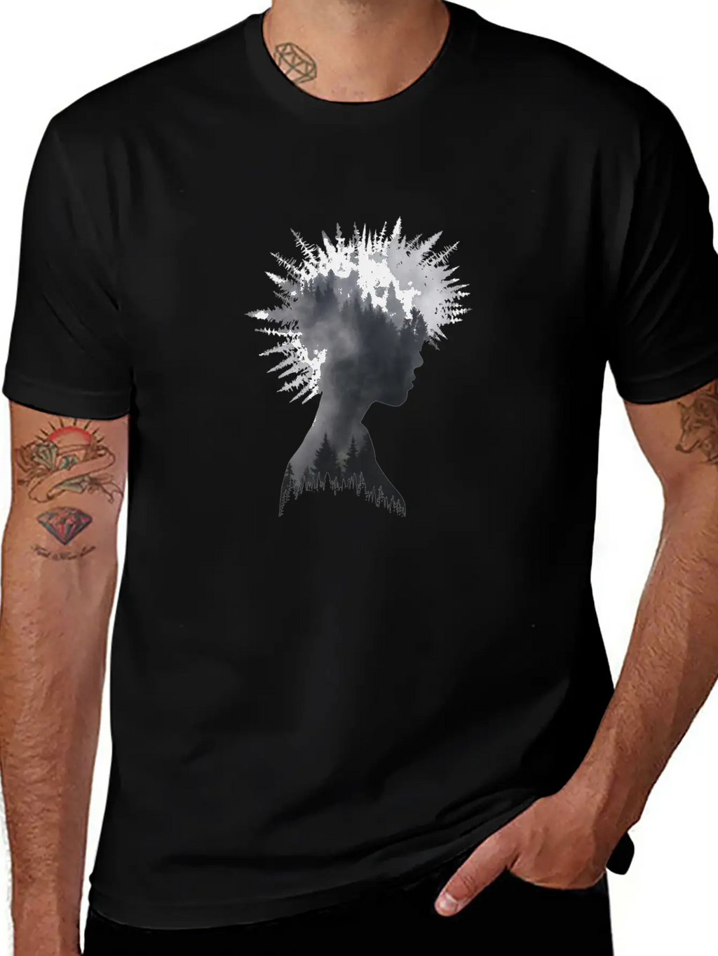 Forest Girl Unisex Casual T-Shirt – Clean Design For Daily Comfort