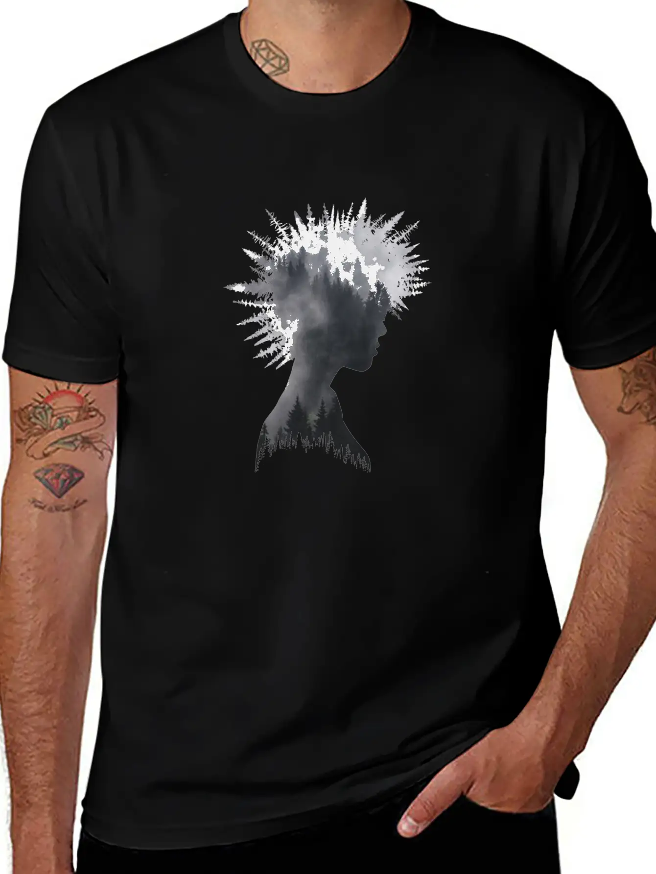 Forest Girl Unisex Casual T-Shirt – Clean Design For Daily Comfort
