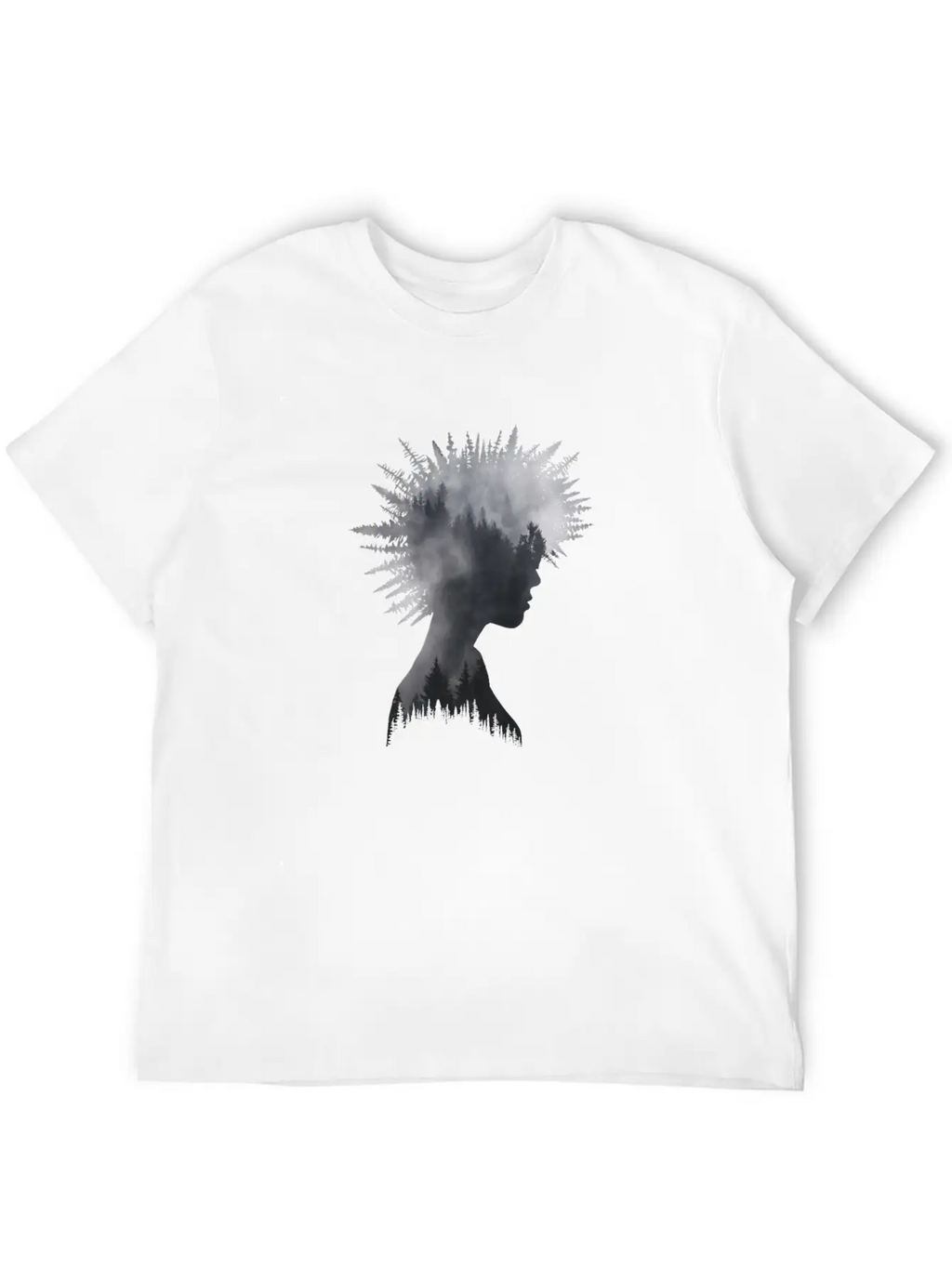 Forest Girl Unisex Casual T-Shirt – Clean Design For Daily Comfort