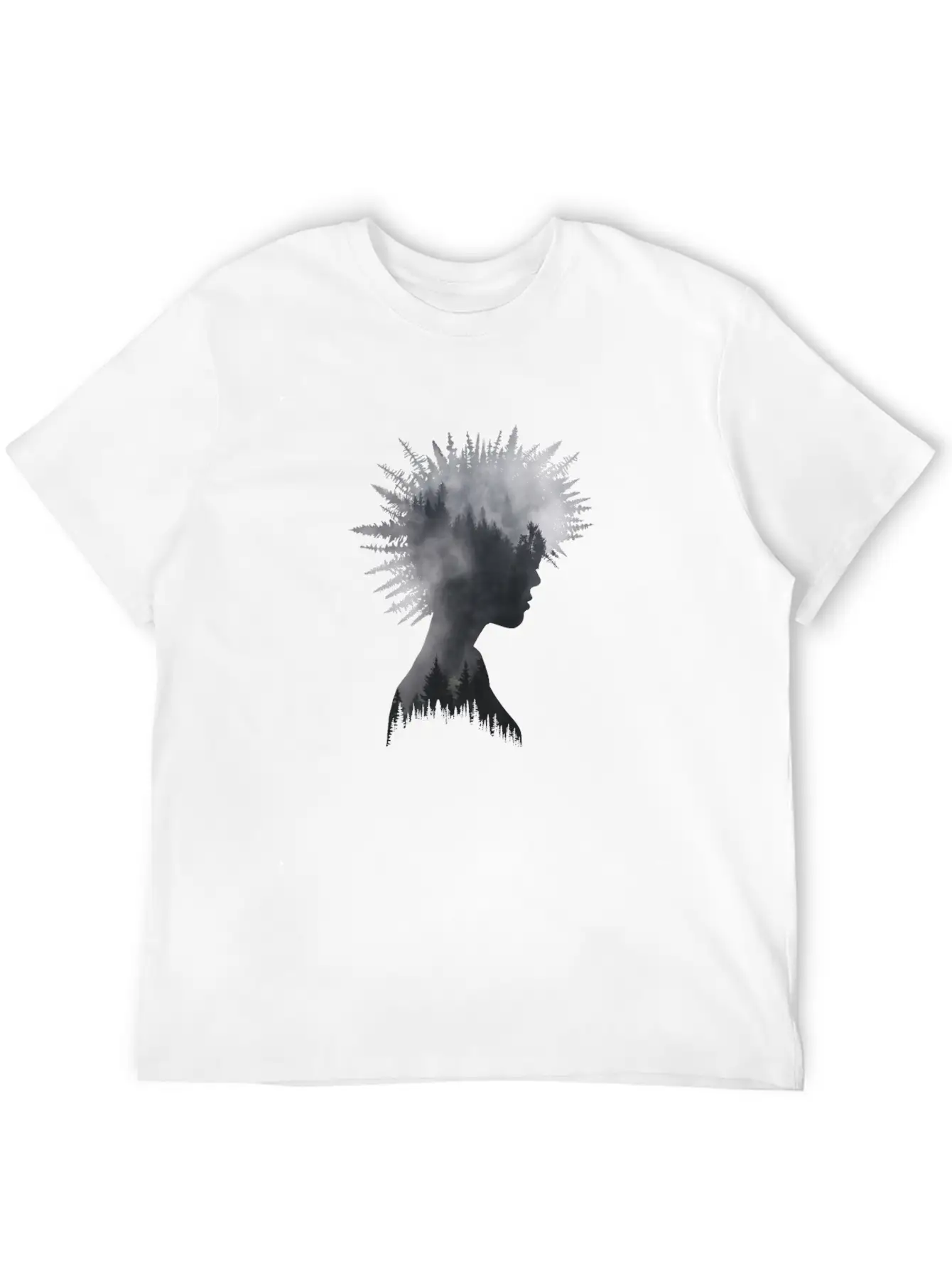Forest Girl Unisex Casual T-Shirt – Clean Design For Daily Comfort