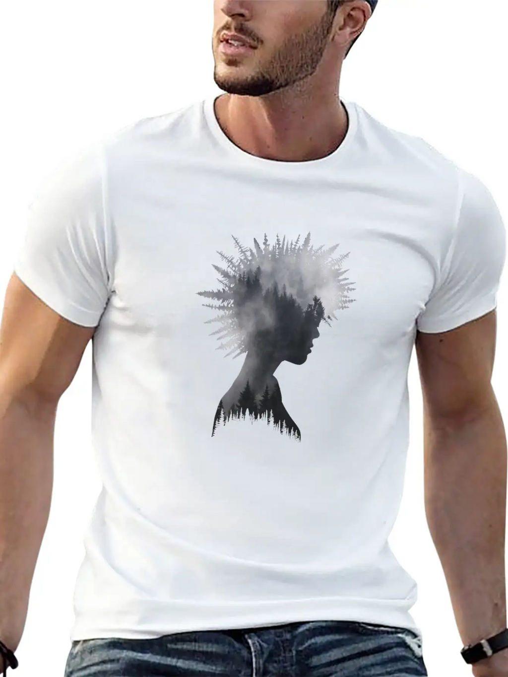 Forest Girl Unisex Casual T-Shirt – Clean Design For Daily Comfort