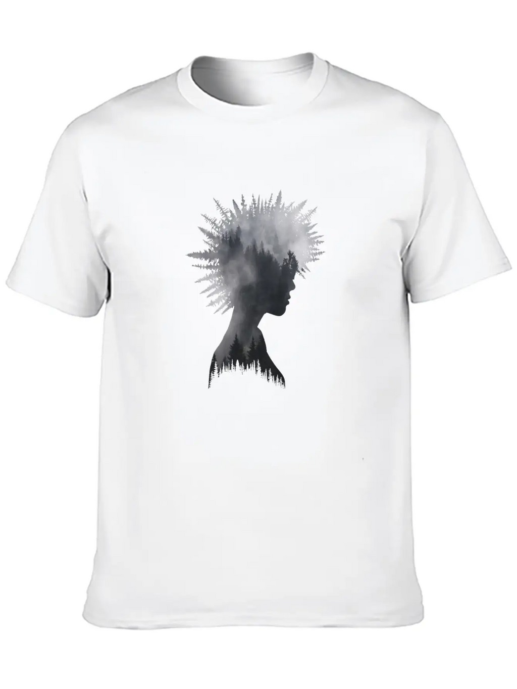 Forest Girl Unisex Casual T-Shirt – Clean Design For Daily Comfort