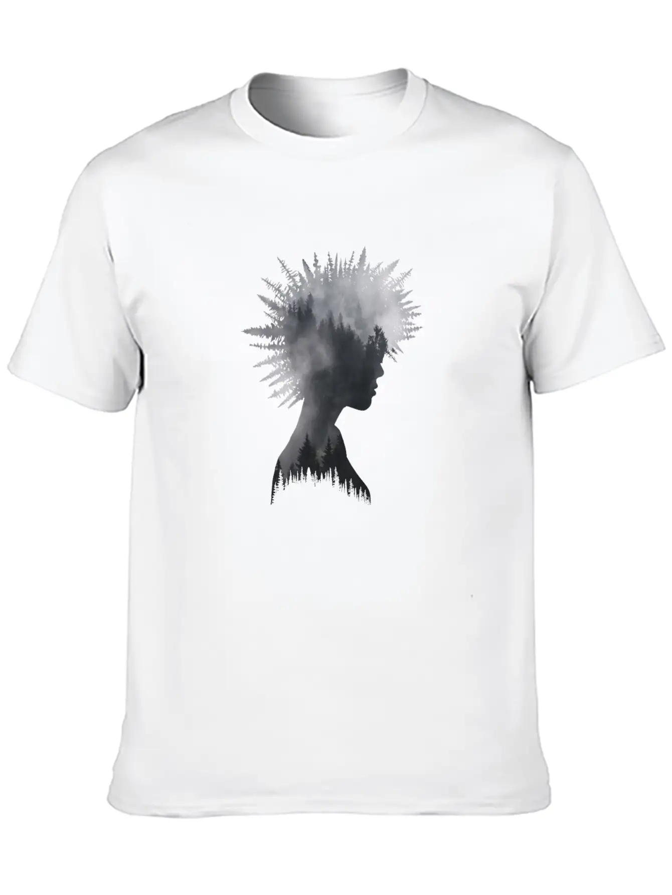 Forest Girl Unisex Casual T-Shirt – Clean Design For Daily Comfort