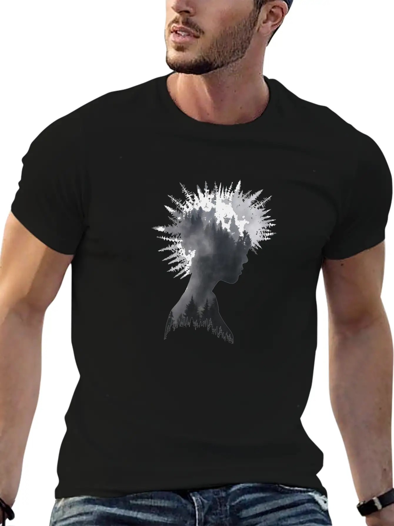 Forest Girl Unisex Casual T-Shirt – Clean Design For Daily Comfort