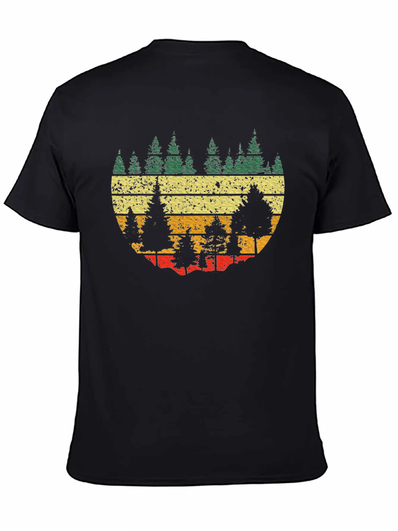 Forest Light Outdoor Nature Trees Forest Stylish Everyday T-Shirt – Unisex Basic Cotton Tee