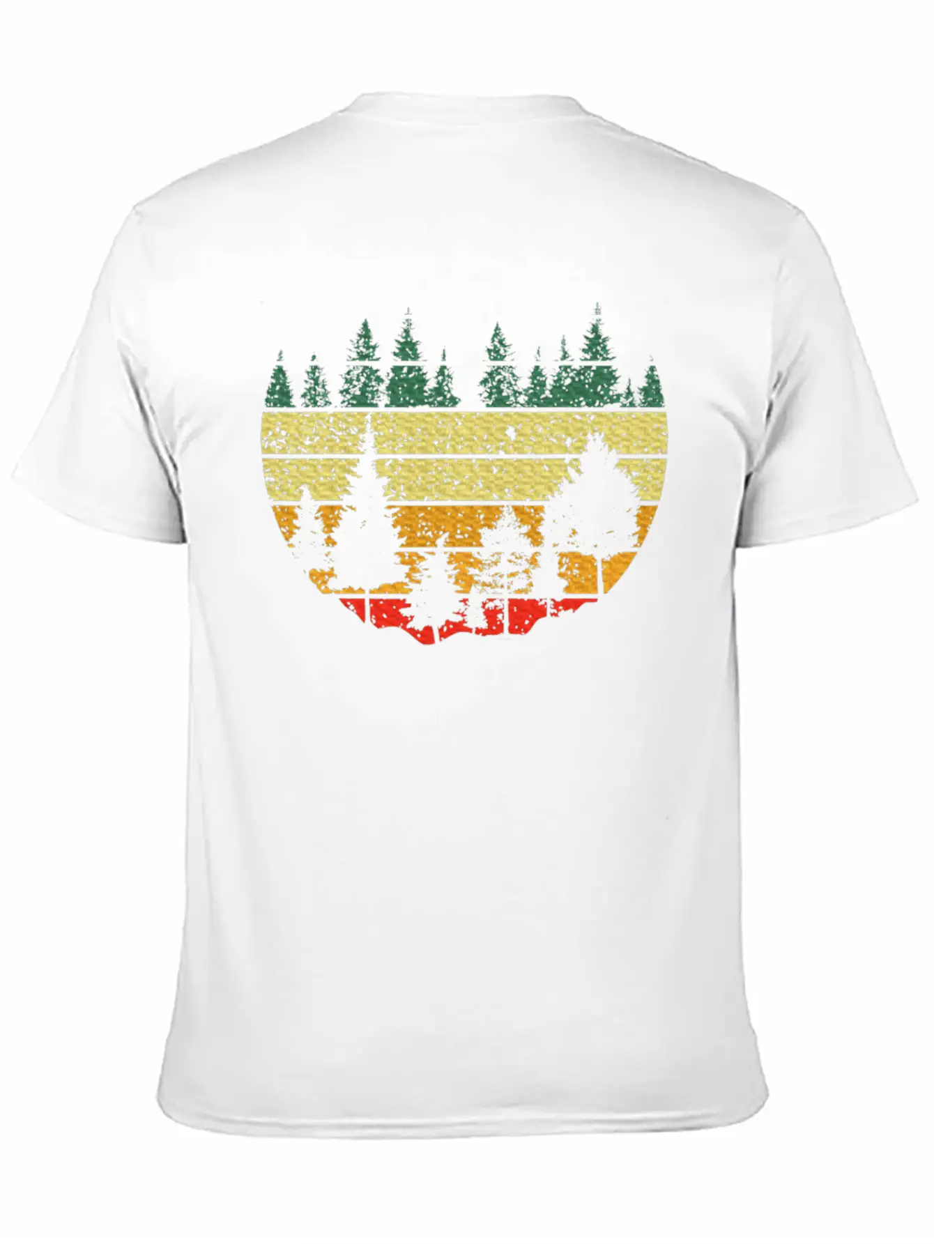 Forest Light Outdoor Nature Trees Forest Stylish Everyday T-Shirt – Unisex Basic Cotton Tee