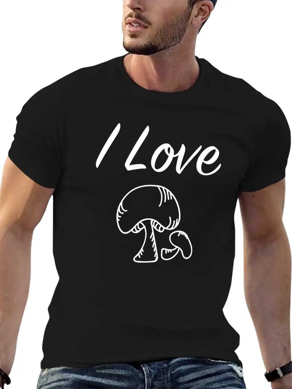 Forest Mushrooms Unisex Short Sleeve Soft Cotton T-Shirt – Casual Everyday Wear