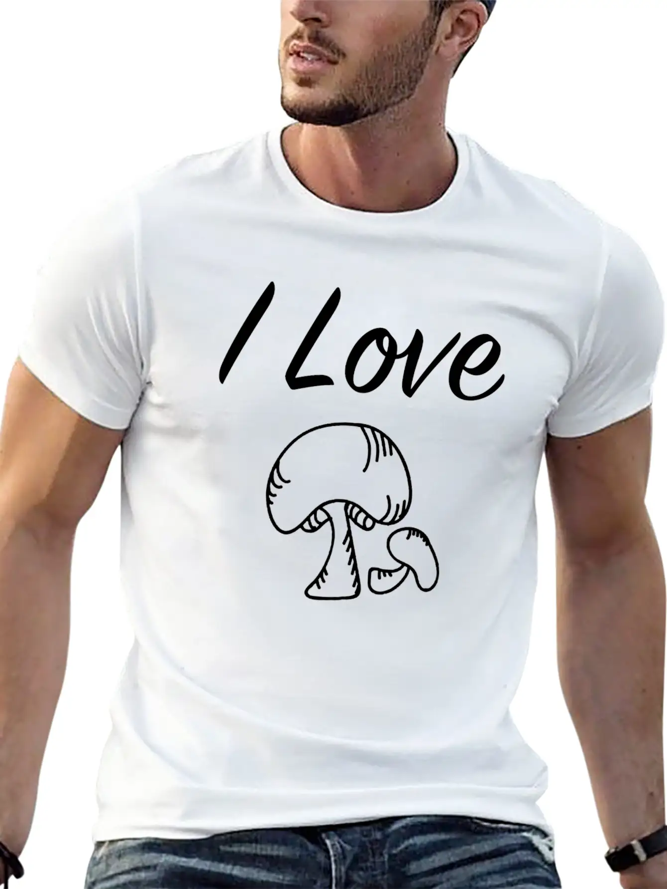 Forest Mushrooms Unisex Short Sleeve Soft Cotton T-Shirt – Casual Everyday Wear