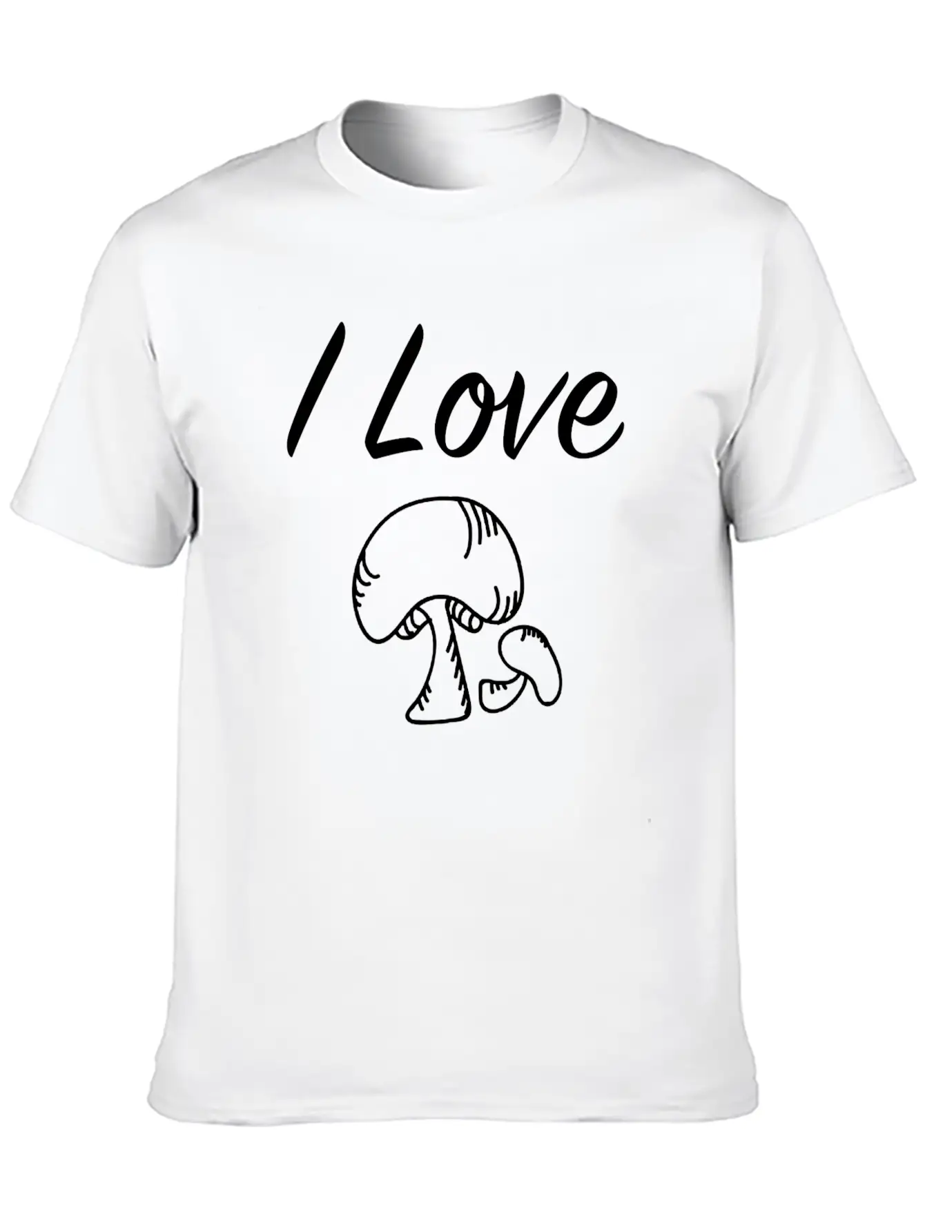 Forest Mushrooms Unisex Short Sleeve Soft Cotton T-Shirt – Casual Everyday Wear