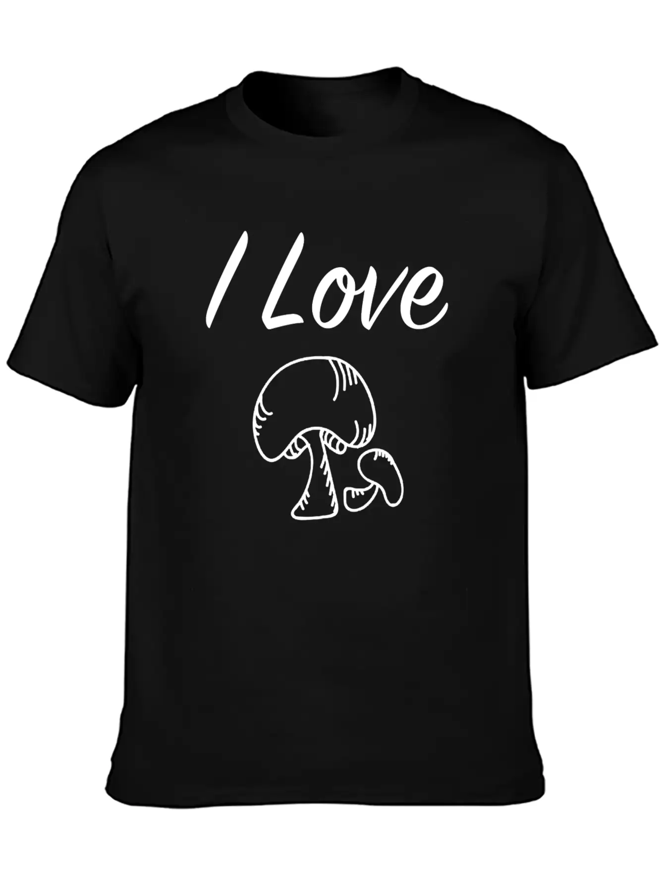 Forest Mushrooms Unisex Short Sleeve Soft Cotton T-Shirt – Casual Everyday Wear
