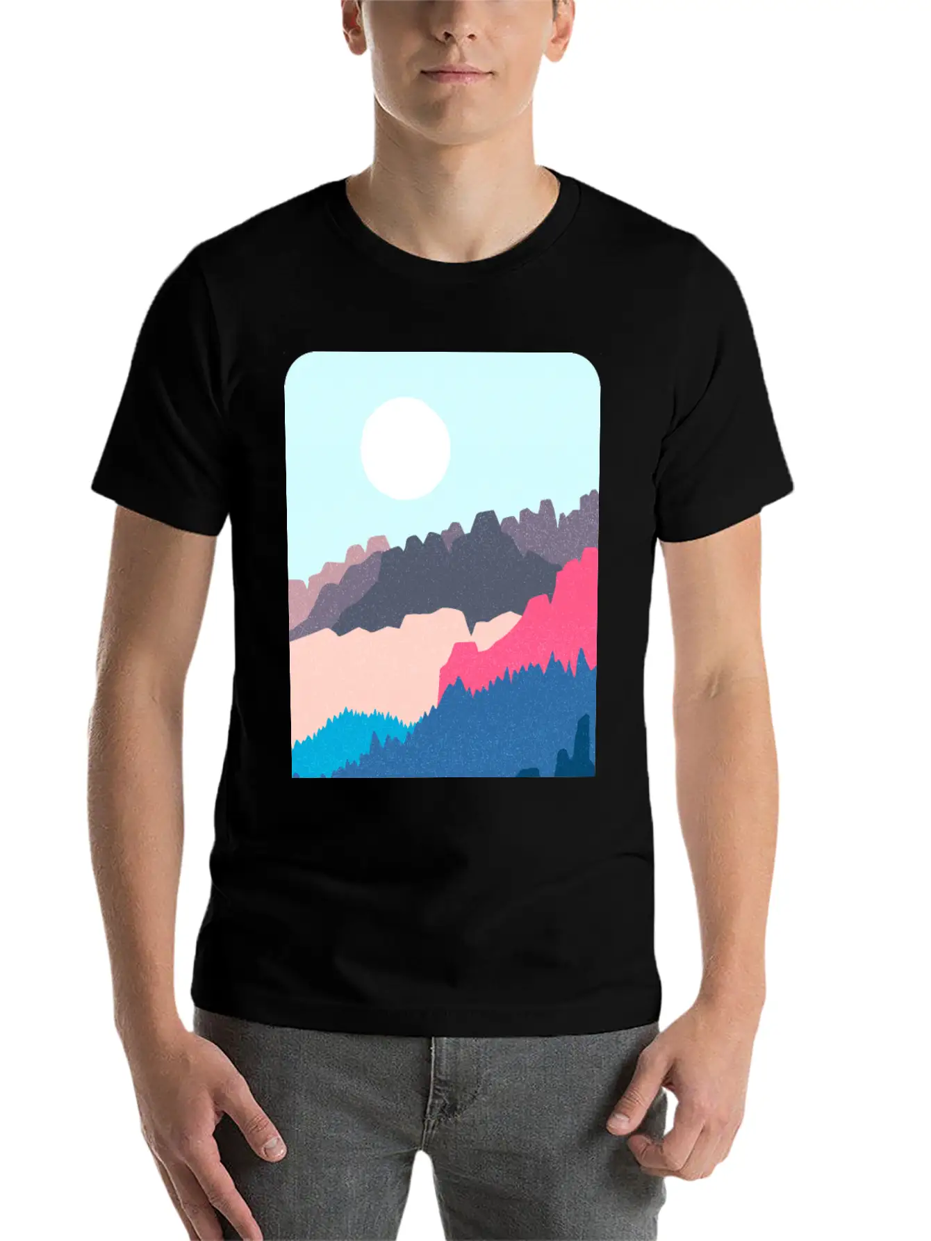 Forest Unisex Short Sleeve Soft Cotton T-Shirt – Casual Everyday Wear