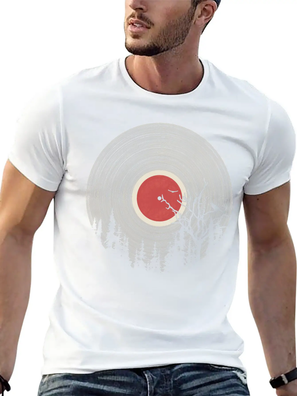 Forest Vinyl Breathable Soft Cotton T-Shirt – Timeless Casual Look