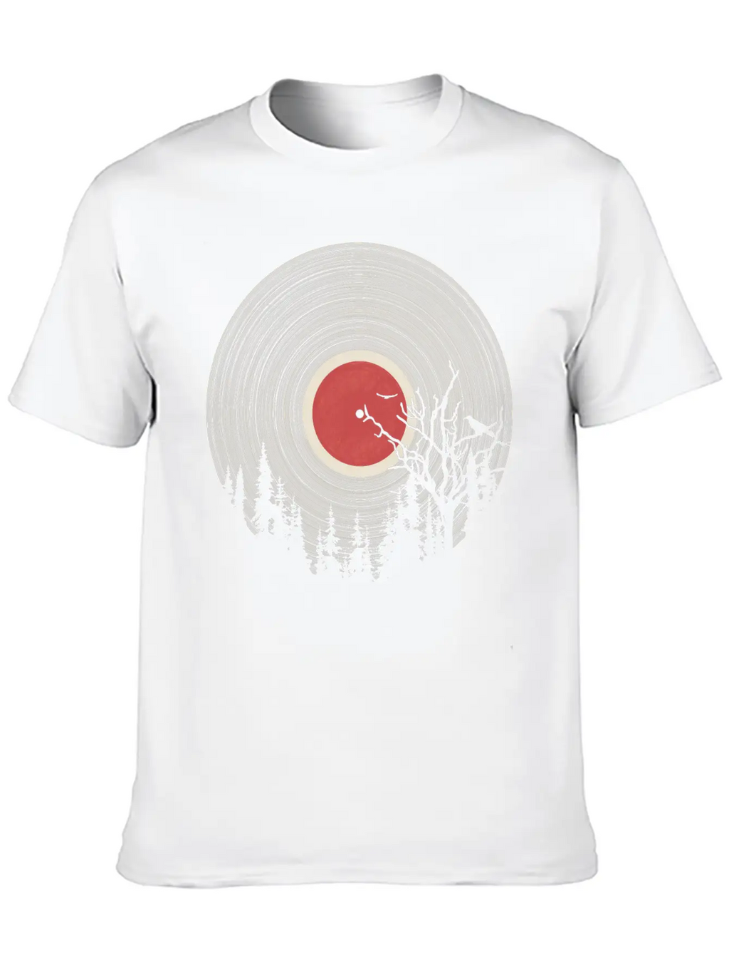 Forest Vinyl Breathable Soft Cotton T-Shirt – Timeless Casual Look