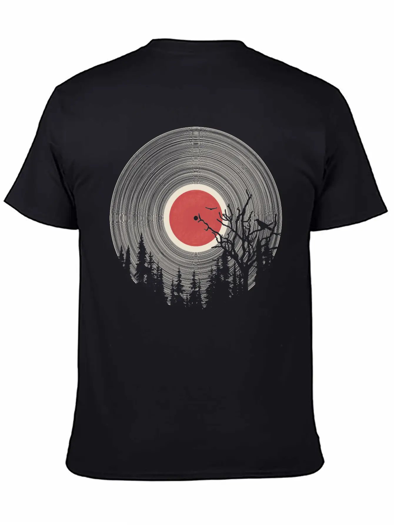Forest Vinyl Breathable Soft Cotton T-Shirt – Timeless Casual Look