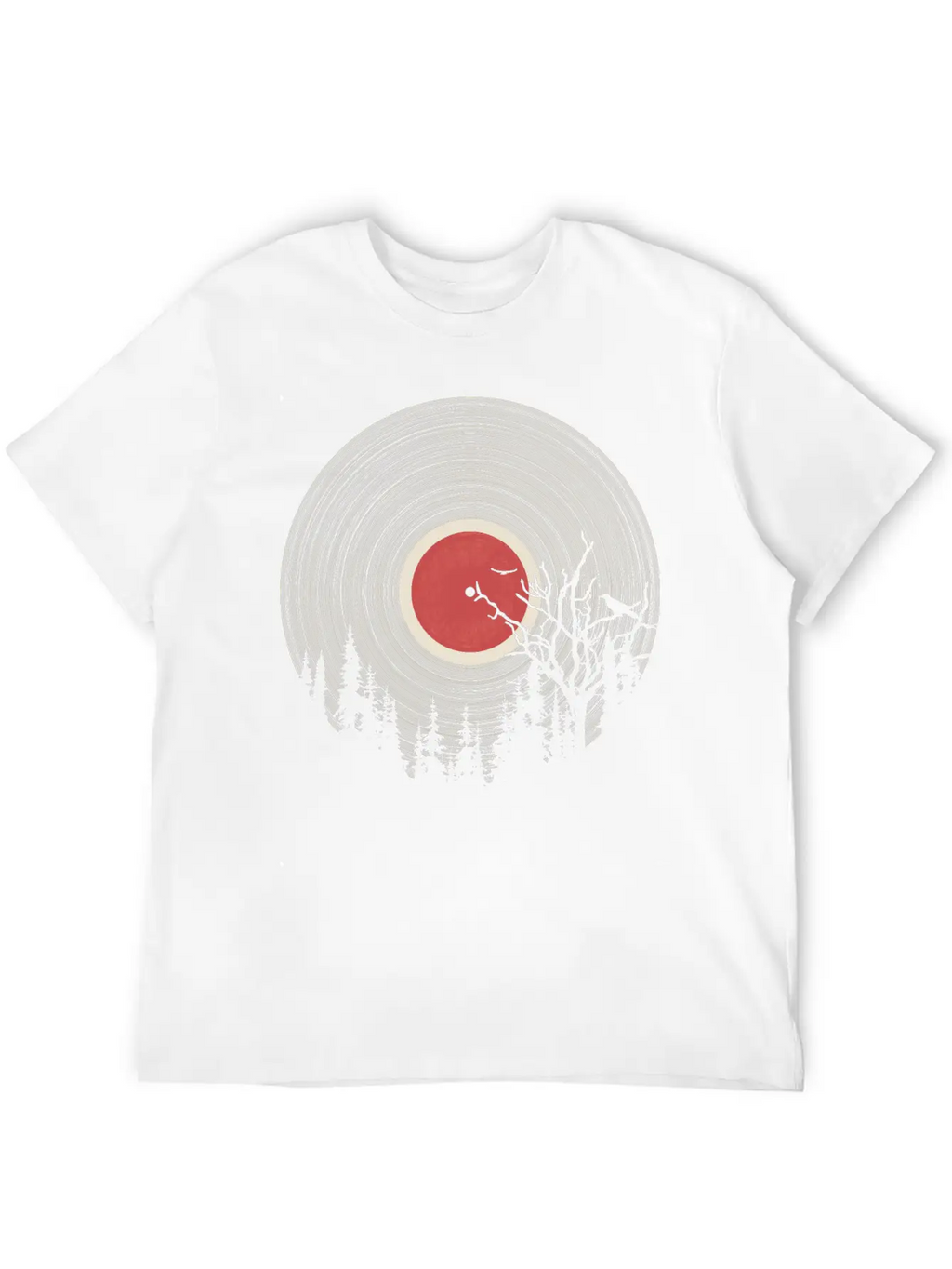 Forest Vinyl Breathable Soft Cotton T-Shirt – Timeless Casual Look