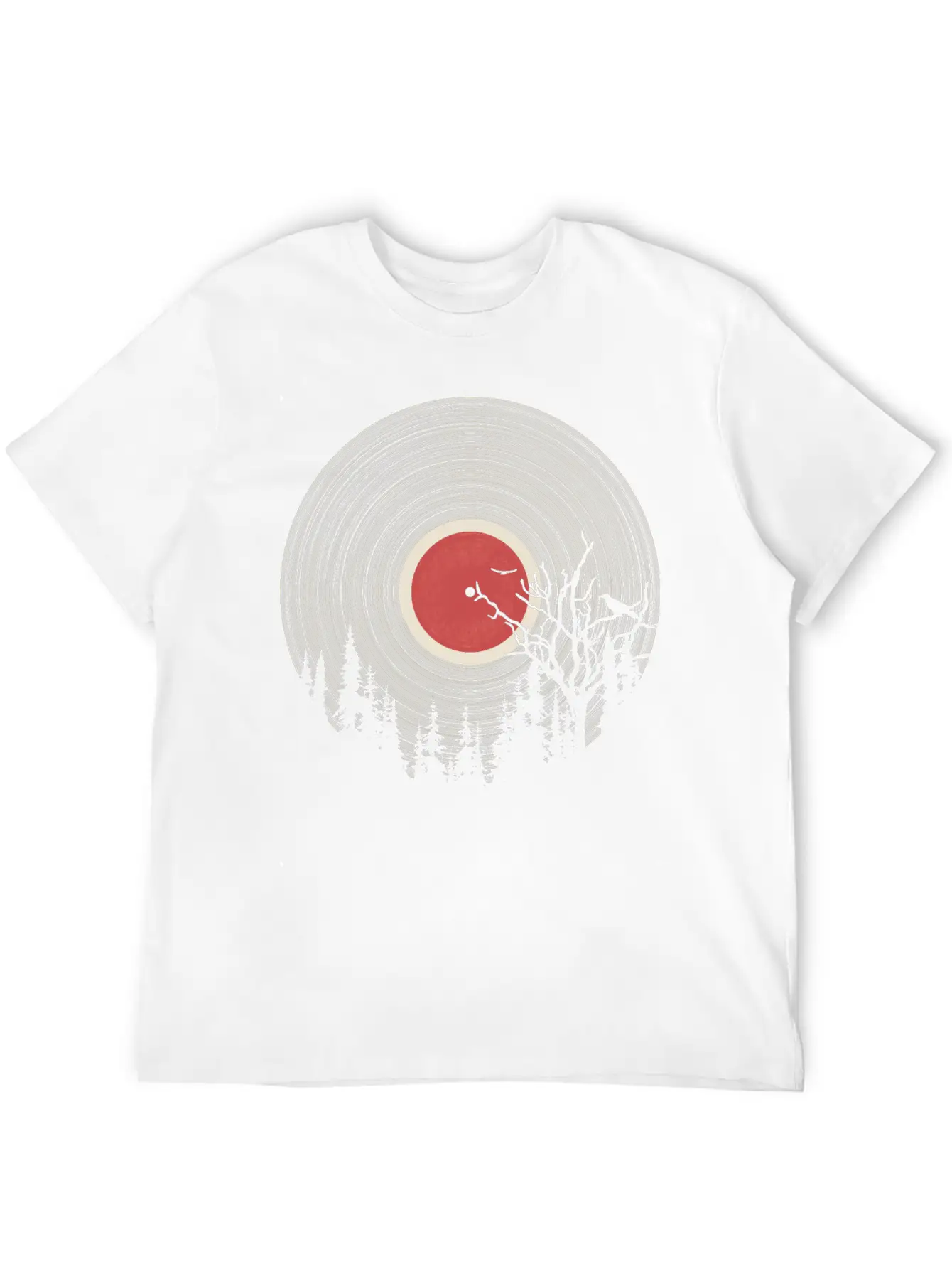 Forest Vinyl Breathable Soft Cotton T-Shirt – Timeless Casual Look