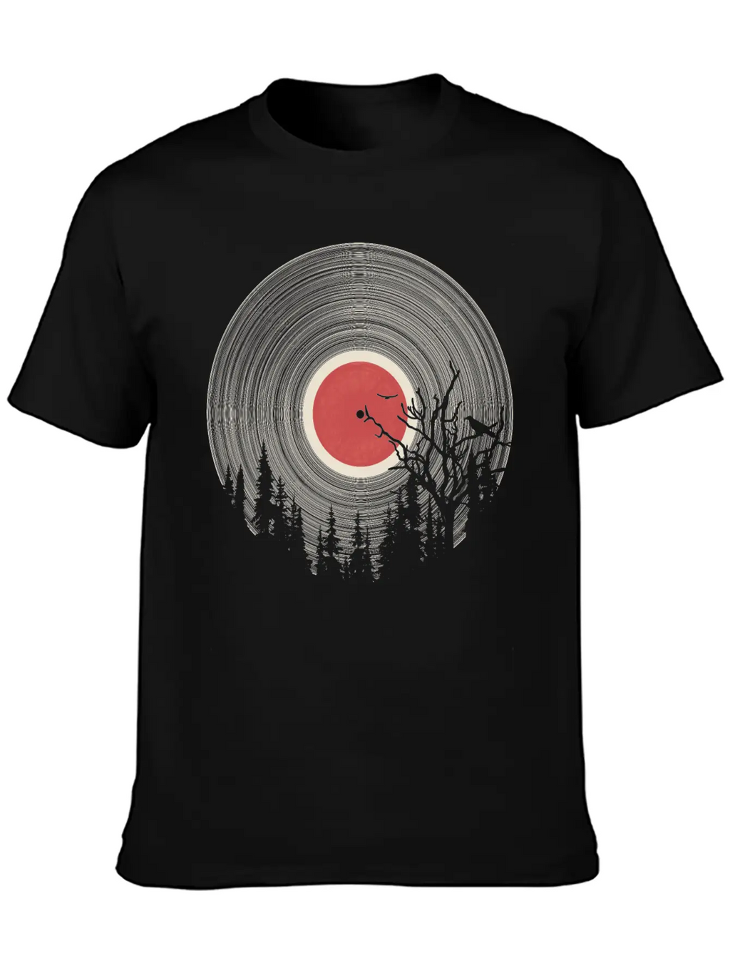 Forest Vinyl Breathable Soft Cotton T-Shirt – Timeless Casual Look