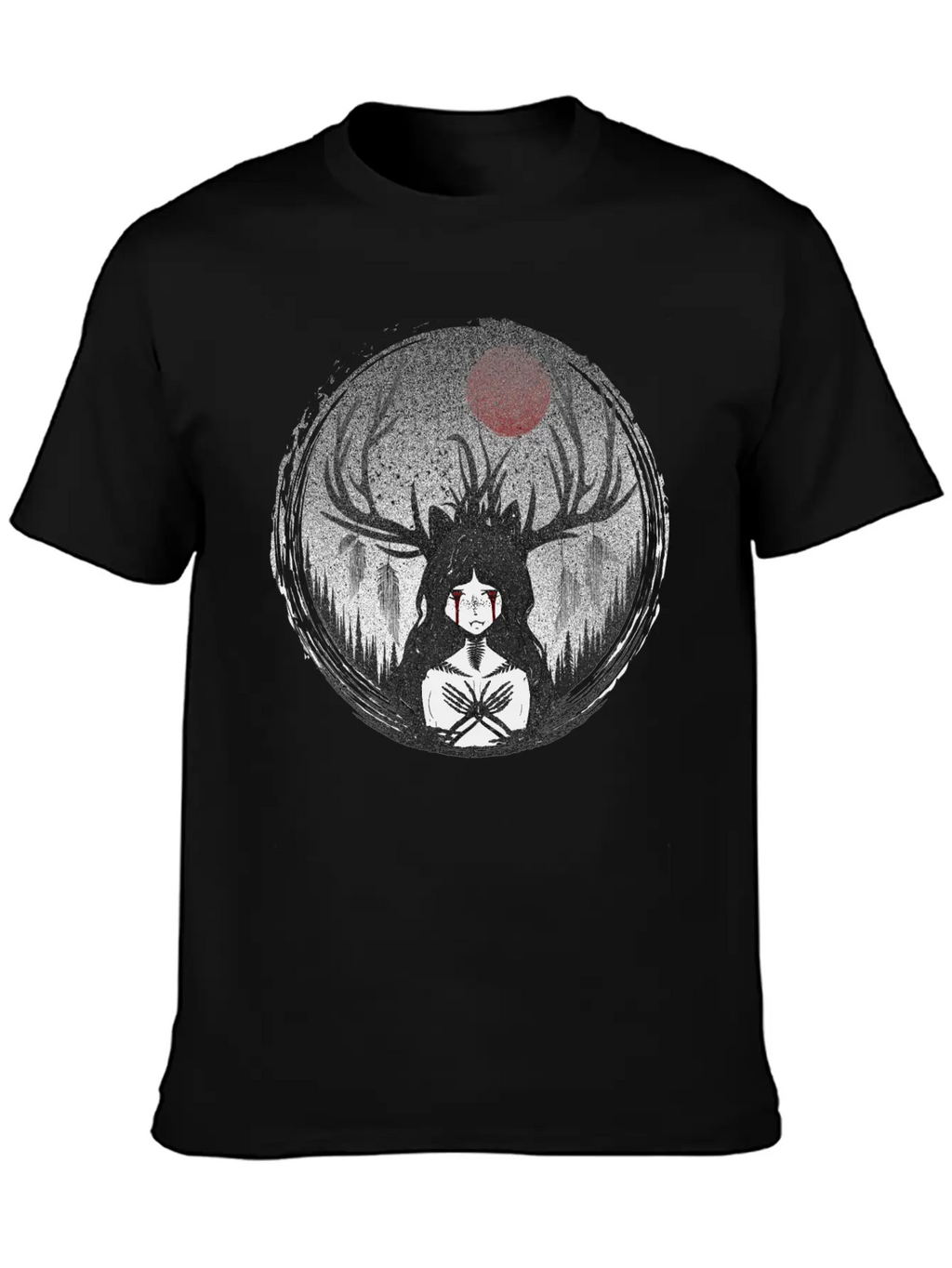Forest Witch Stylish Everyday T-Shirt – Unisex Basic Cotton Tee