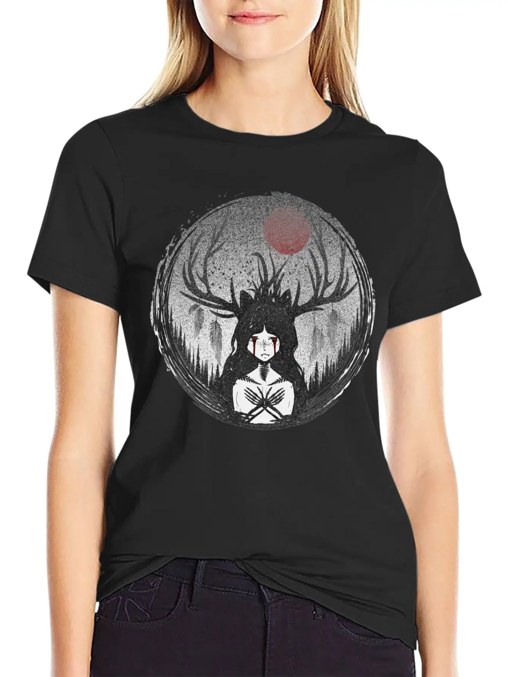 Forest Witch Stylish Everyday T-Shirt – Unisex Basic Cotton Tee