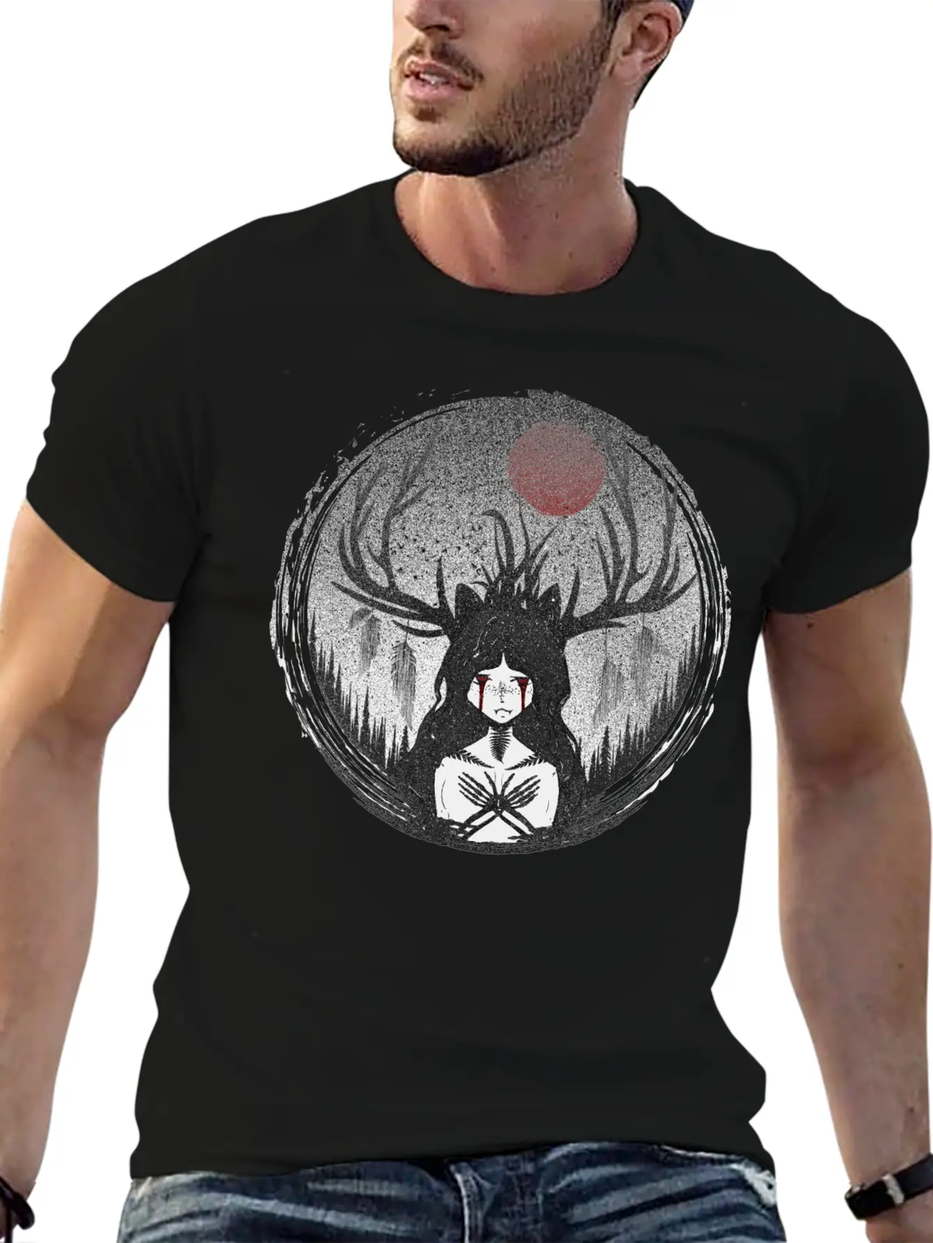 Forest Witch Stylish Everyday T-Shirt – Unisex Basic Cotton Tee