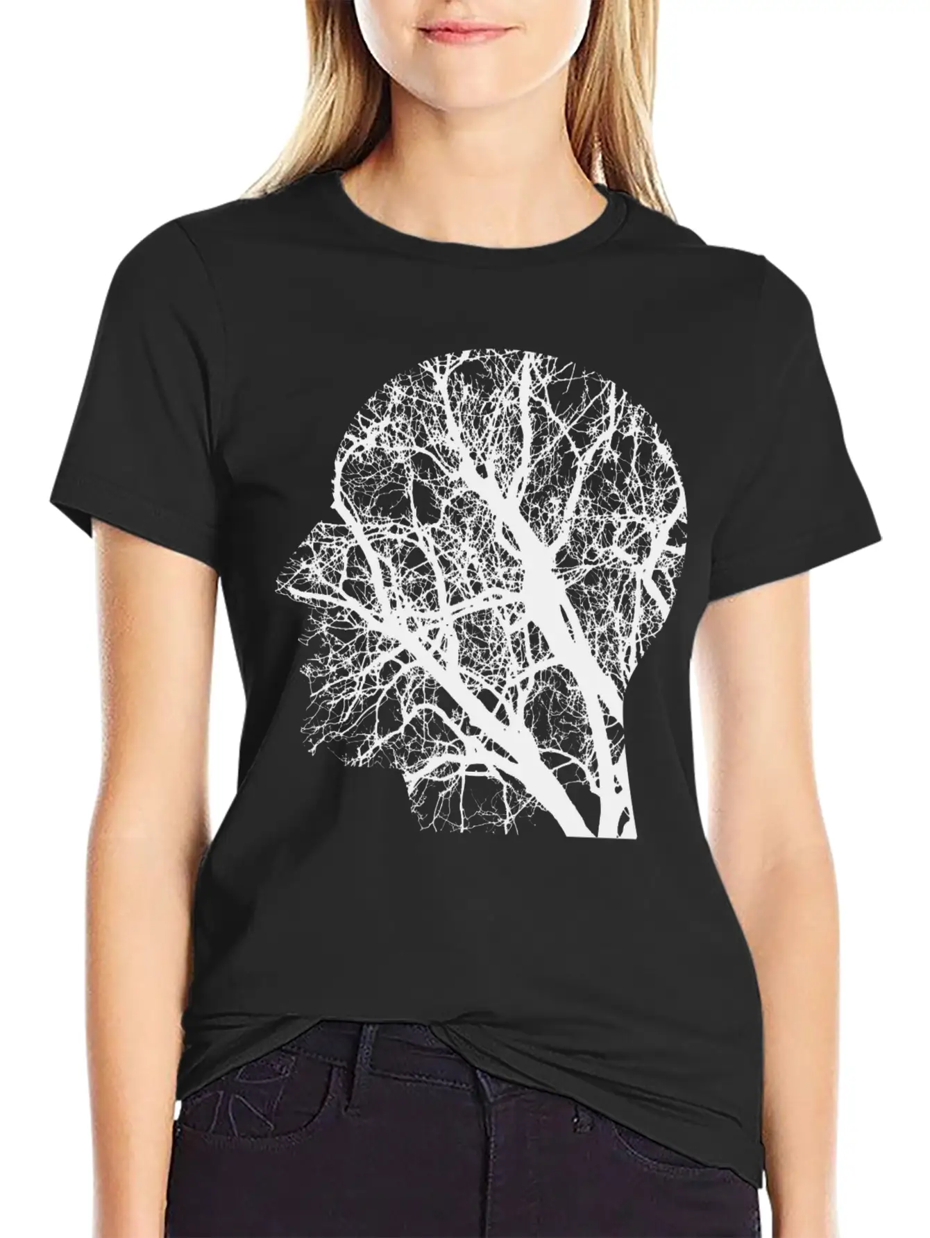 Forest Woods Woodland Wald Tree Baumstamm162 Unisex Casual T-Shirt – Clean Design For Daily Comfort