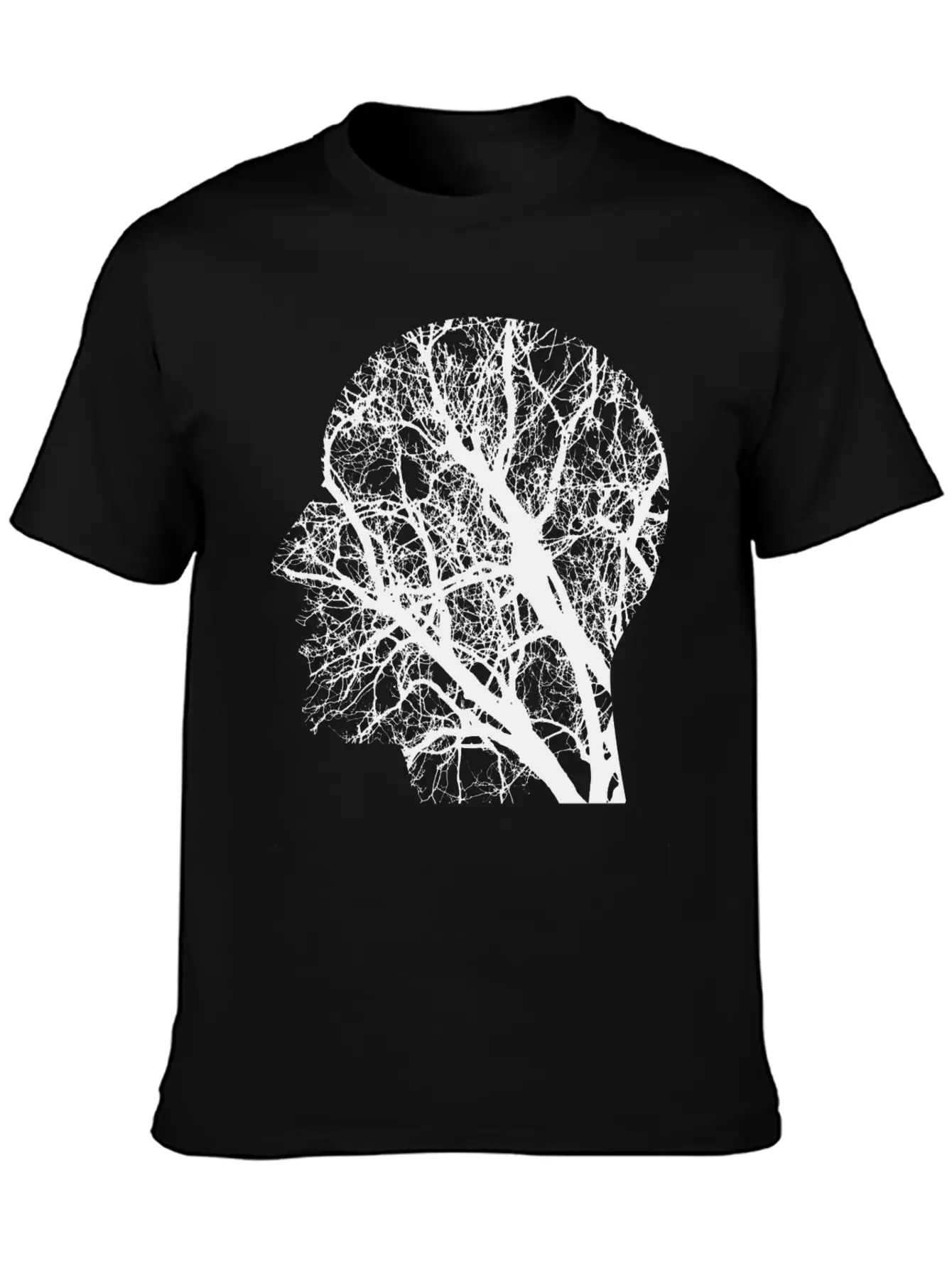 Forest Woods Woodland Wald Tree Baumstamm162 Unisex Casual T-Shirt – Clean Design For Daily Comfort