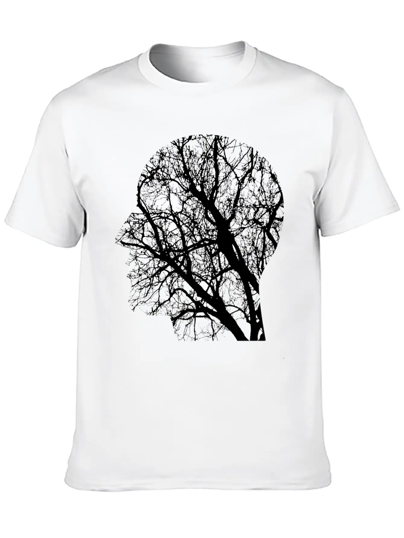 Forest Woods Woodland Wald Tree Baumstamm162 Unisex Casual T-Shirt – Clean Design For Daily Comfort