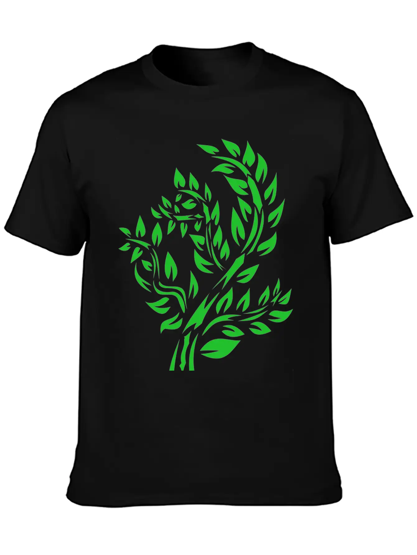 Forest Woods Woodland Wald Tree Baumstamm163 Unisex Casual T-Shirt – Clean Design For Daily Comfort