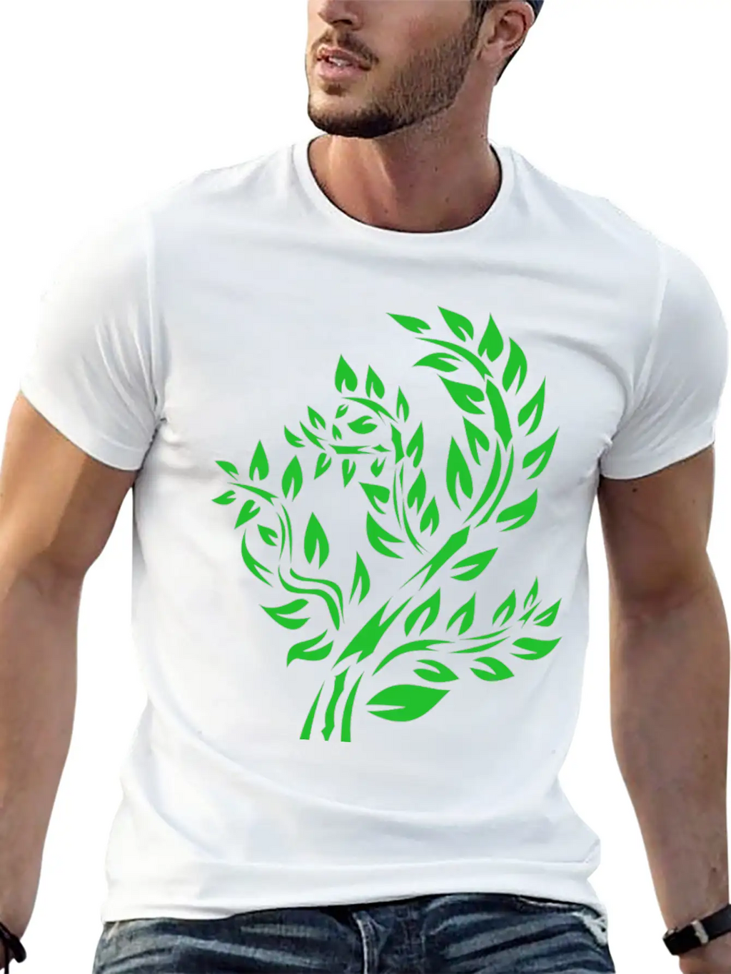 Forest Woods Woodland Wald Tree Baumstamm163 Unisex Casual T-Shirt – Clean Design For Daily Comfort