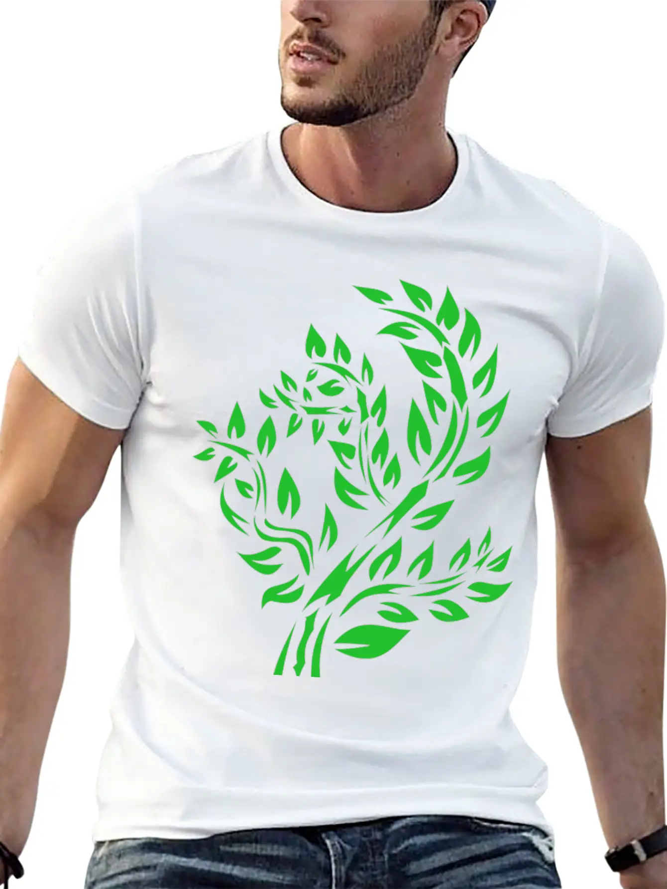 Forest Woods Woodland Wald Tree Baumstamm163 Unisex Casual T-Shirt – Clean Design For Daily Comfort