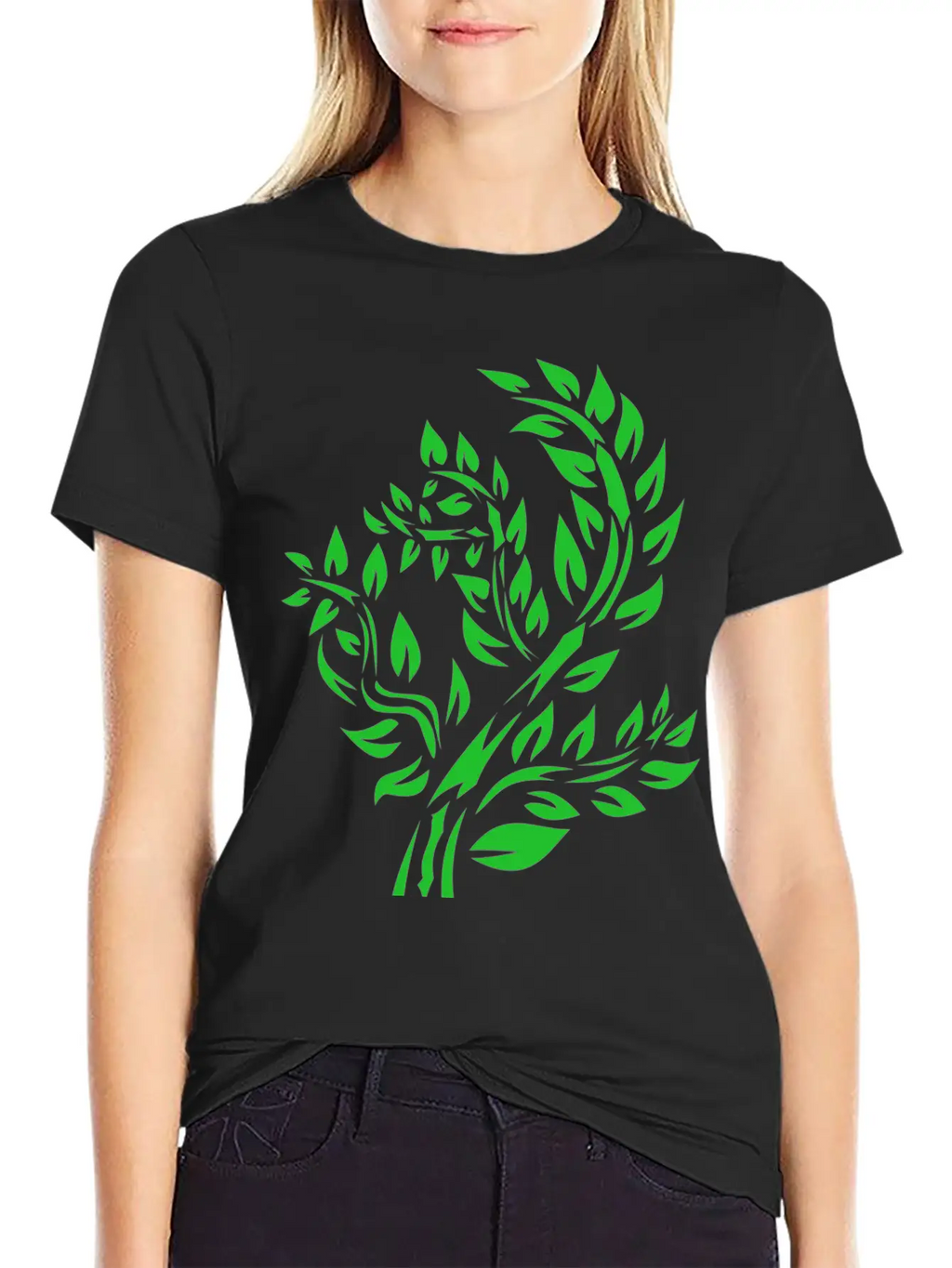 Forest Woods Woodland Wald Tree Baumstamm163 Unisex Casual T-Shirt – Clean Design For Daily Comfort