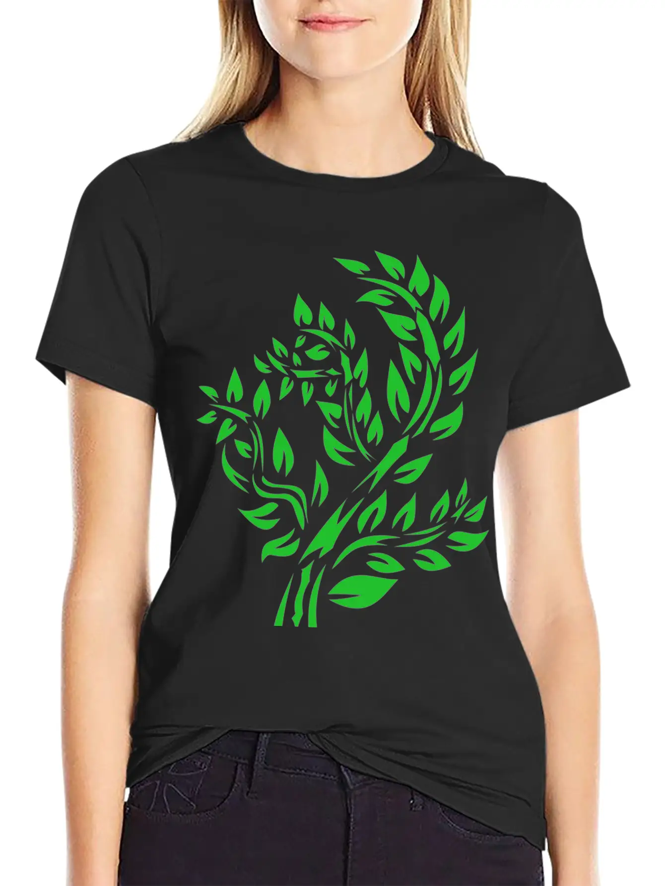 Forest Woods Woodland Wald Tree Baumstamm163 Unisex Casual T-Shirt – Clean Design For Daily Comfort