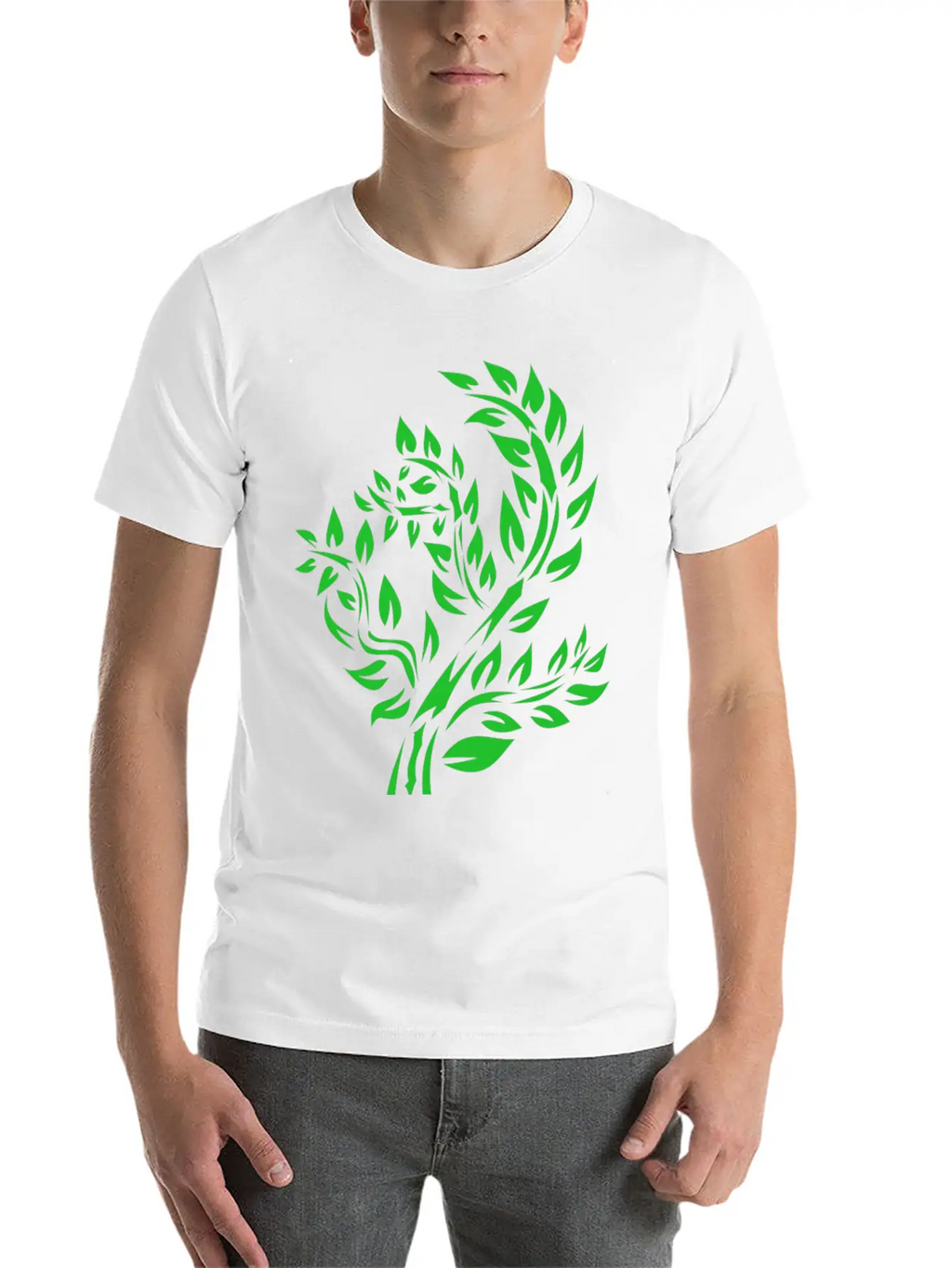 Forest Woods Woodland Wald Tree Baumstamm163 Unisex Casual T-Shirt – Clean Design For Daily Comfort