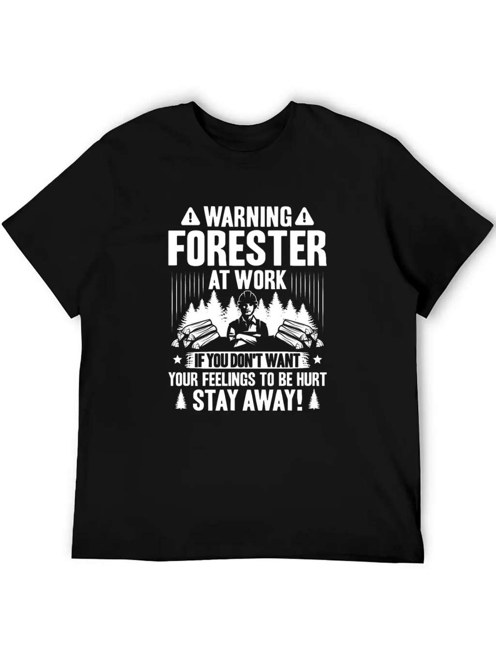 Forester Forestry Woodsman Woodman Forest Trees Breathable Soft Cotton T-Shirt – Timeless Casual Look